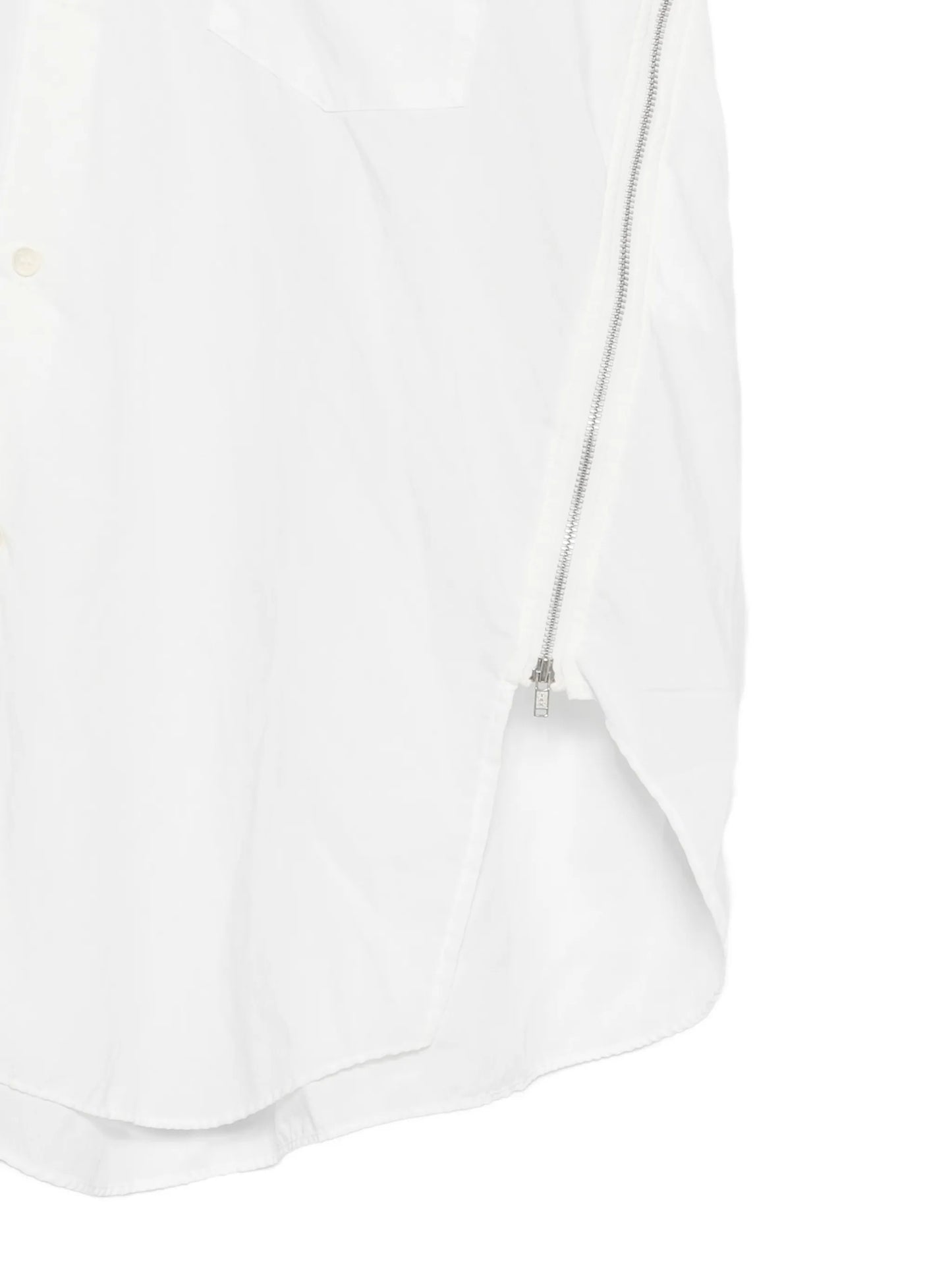 zip-detail shirt