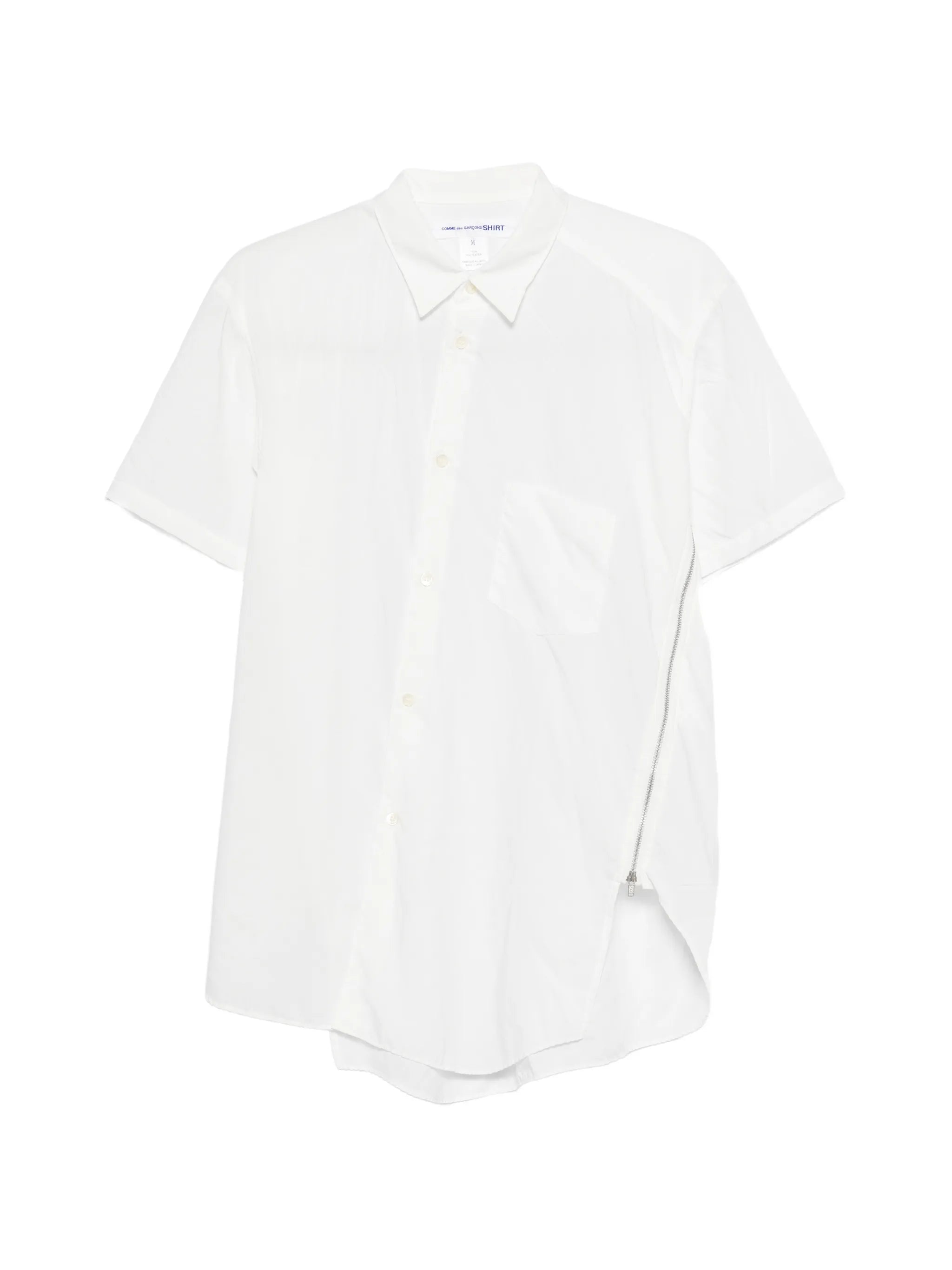 zip-detail shirt