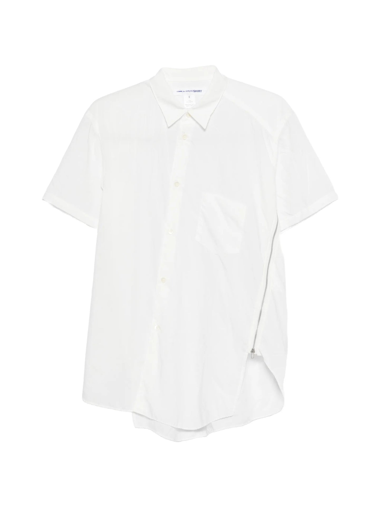 zip-detail shirt