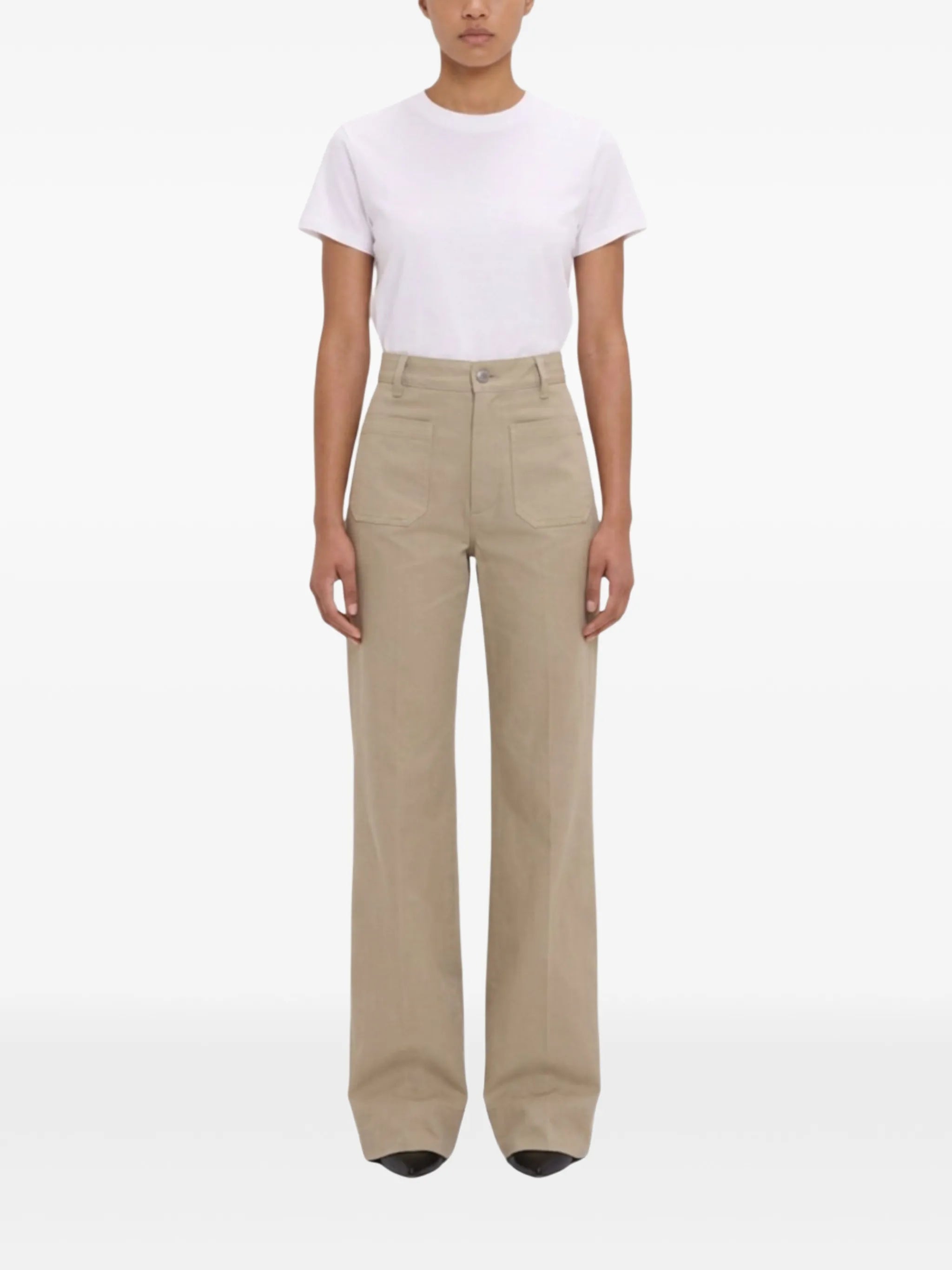 Alina patch-pockets jeans