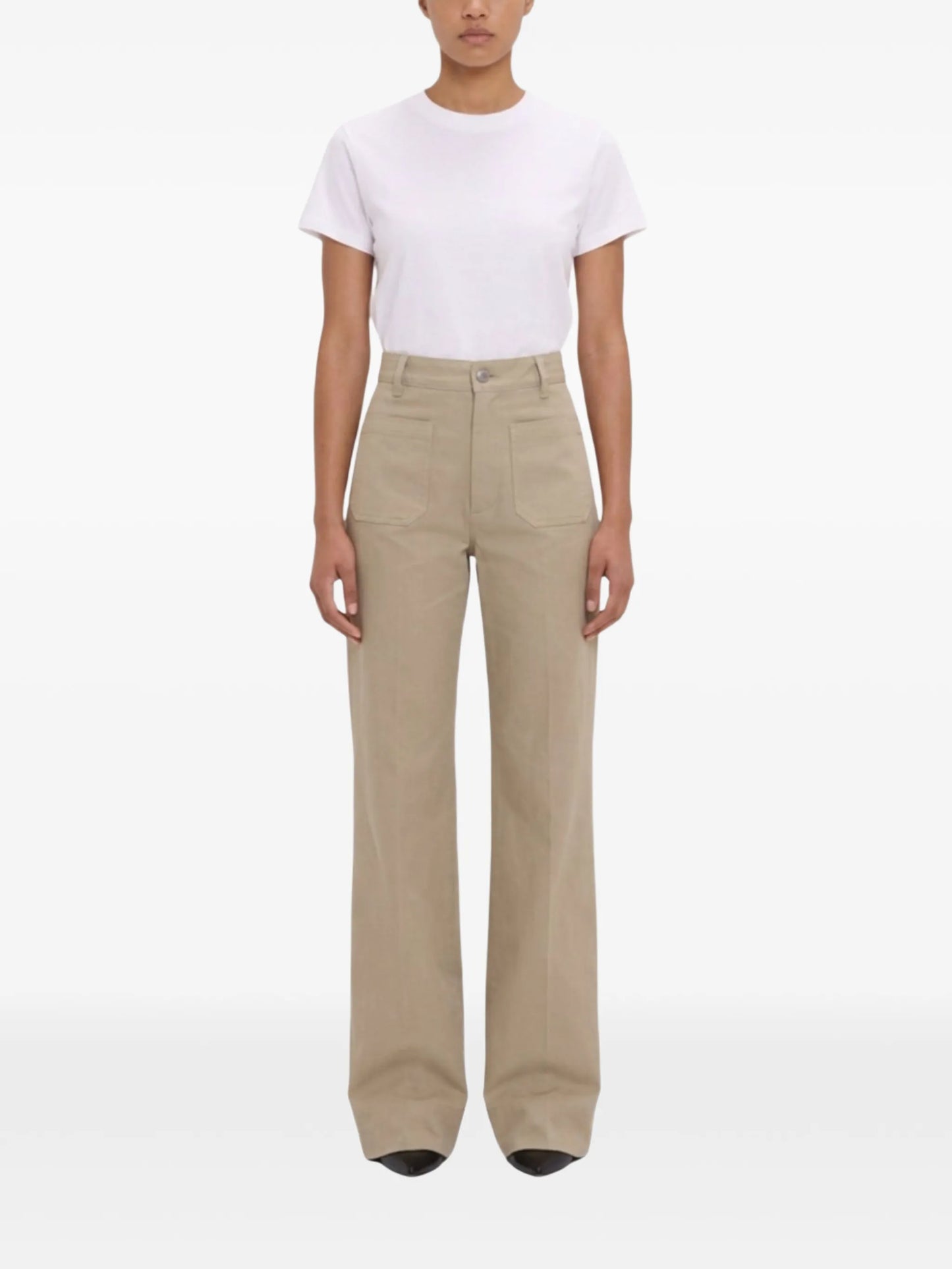 Alina patch-pockets jeans