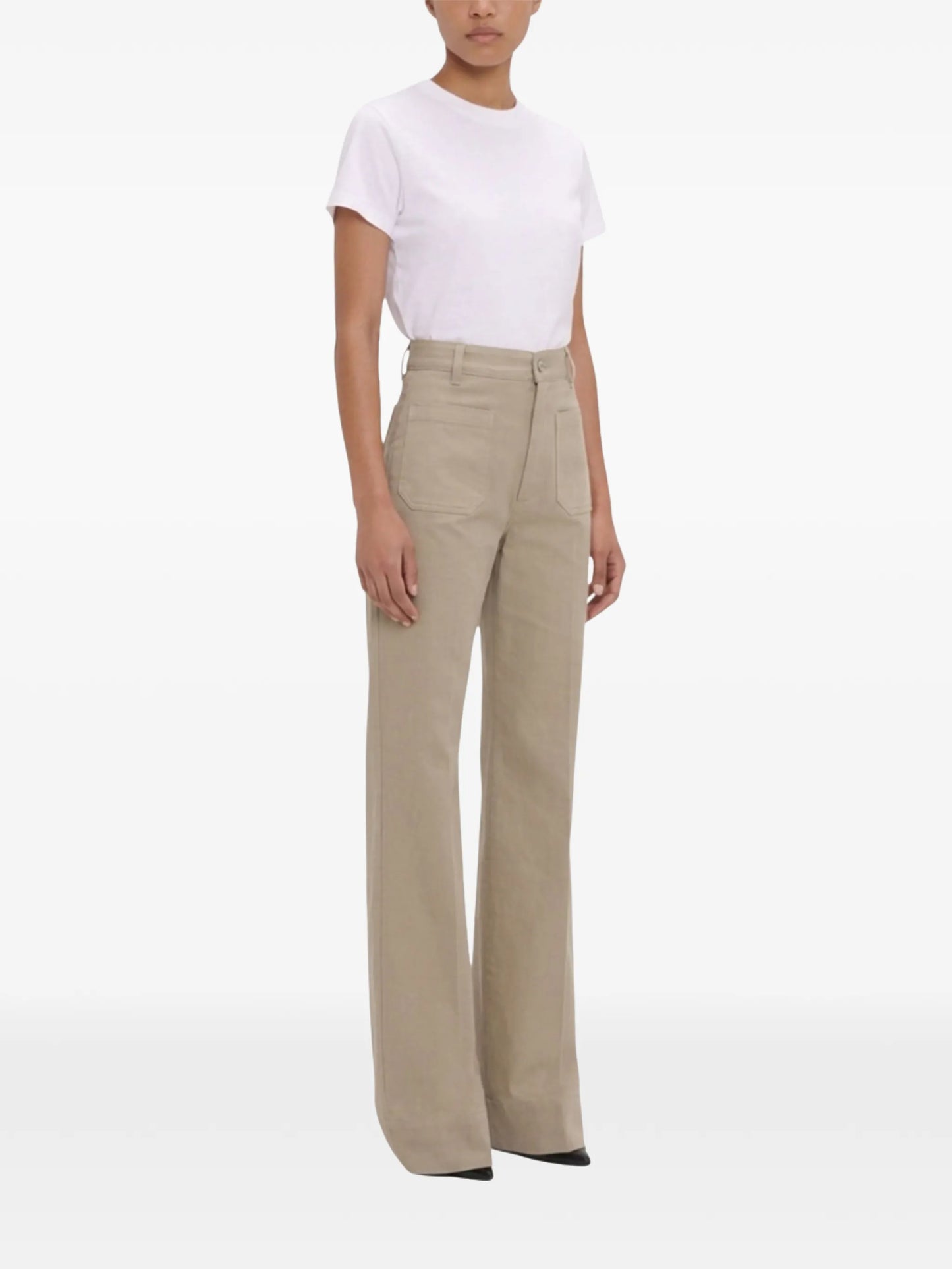 Alina patch-pockets jeans