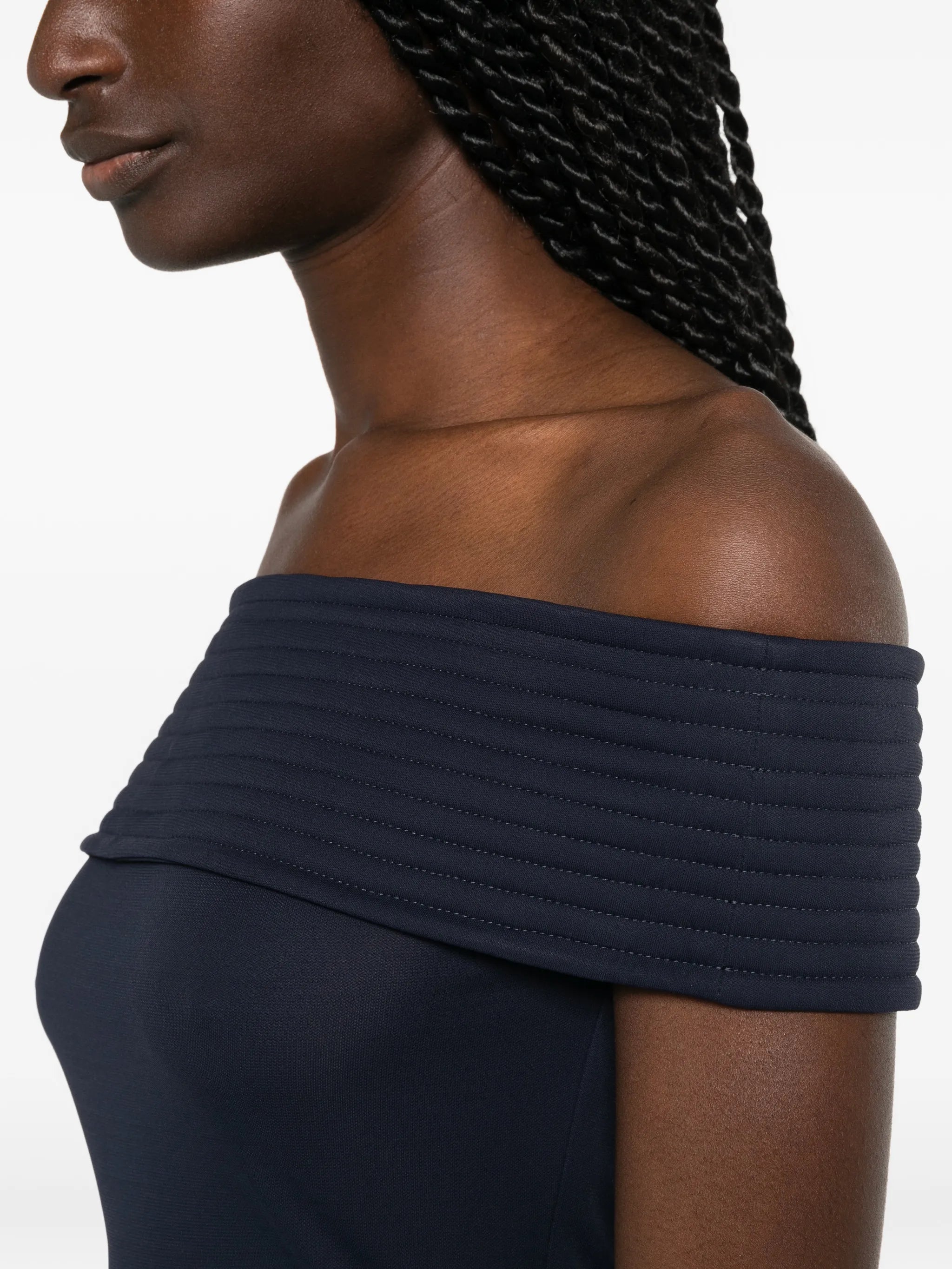 off-shoulder dress