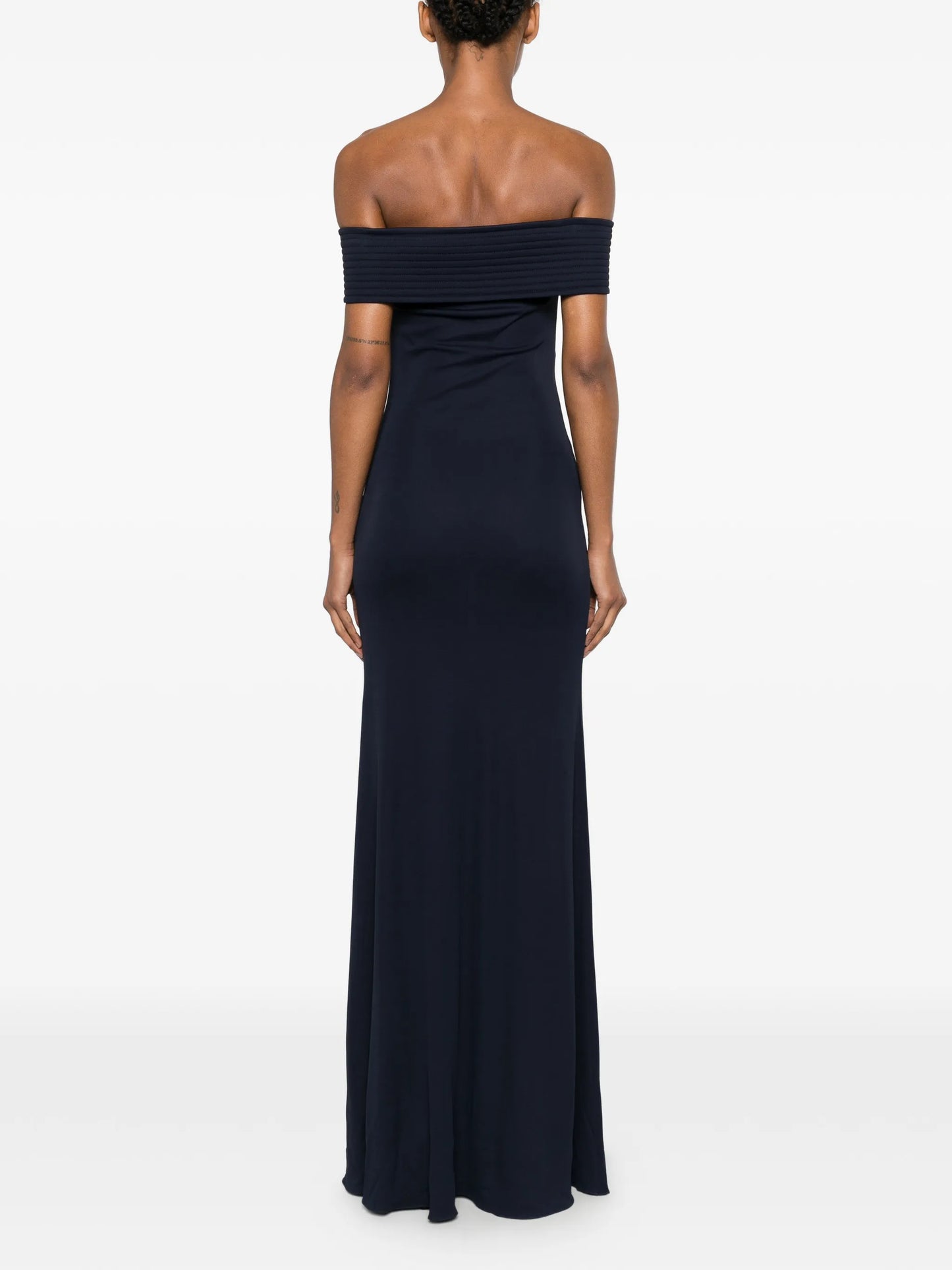 off-the-shoulder maxi dress