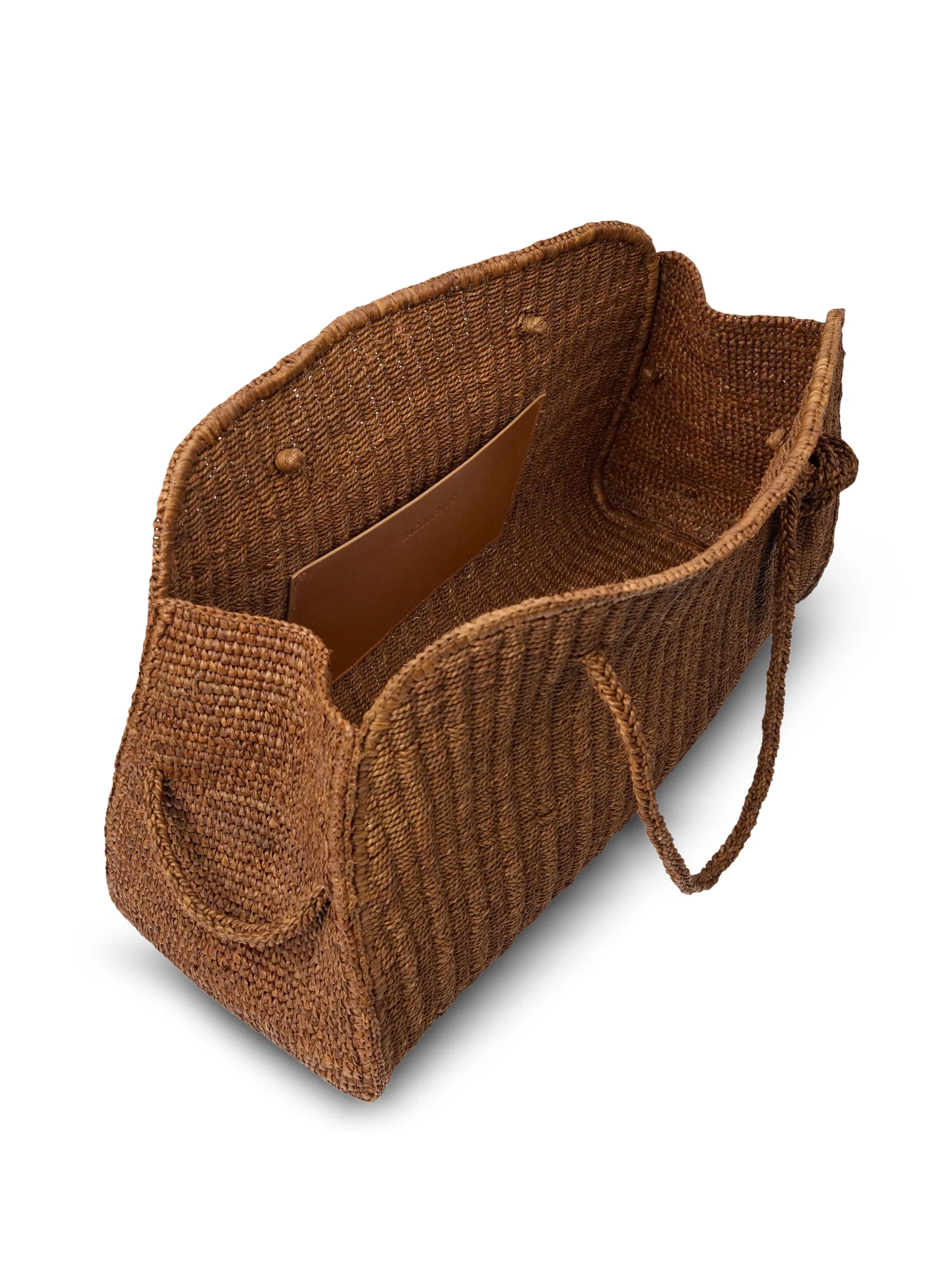 The large raffia Turismo tote bag