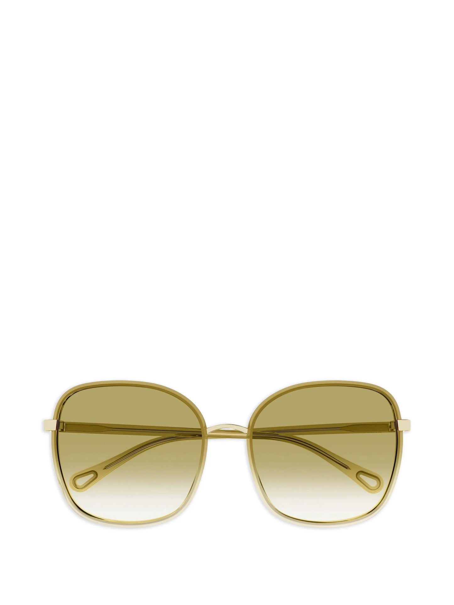 oval-frame sunglasses