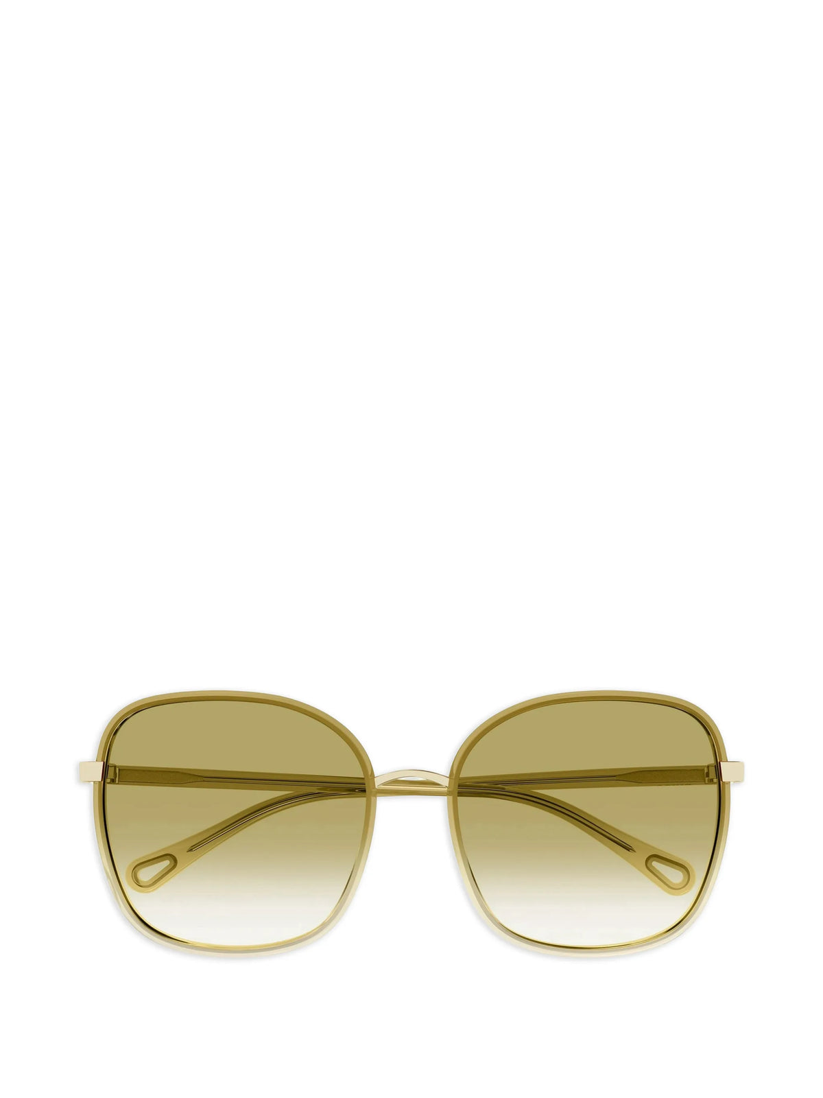 oval-frame sunglasses