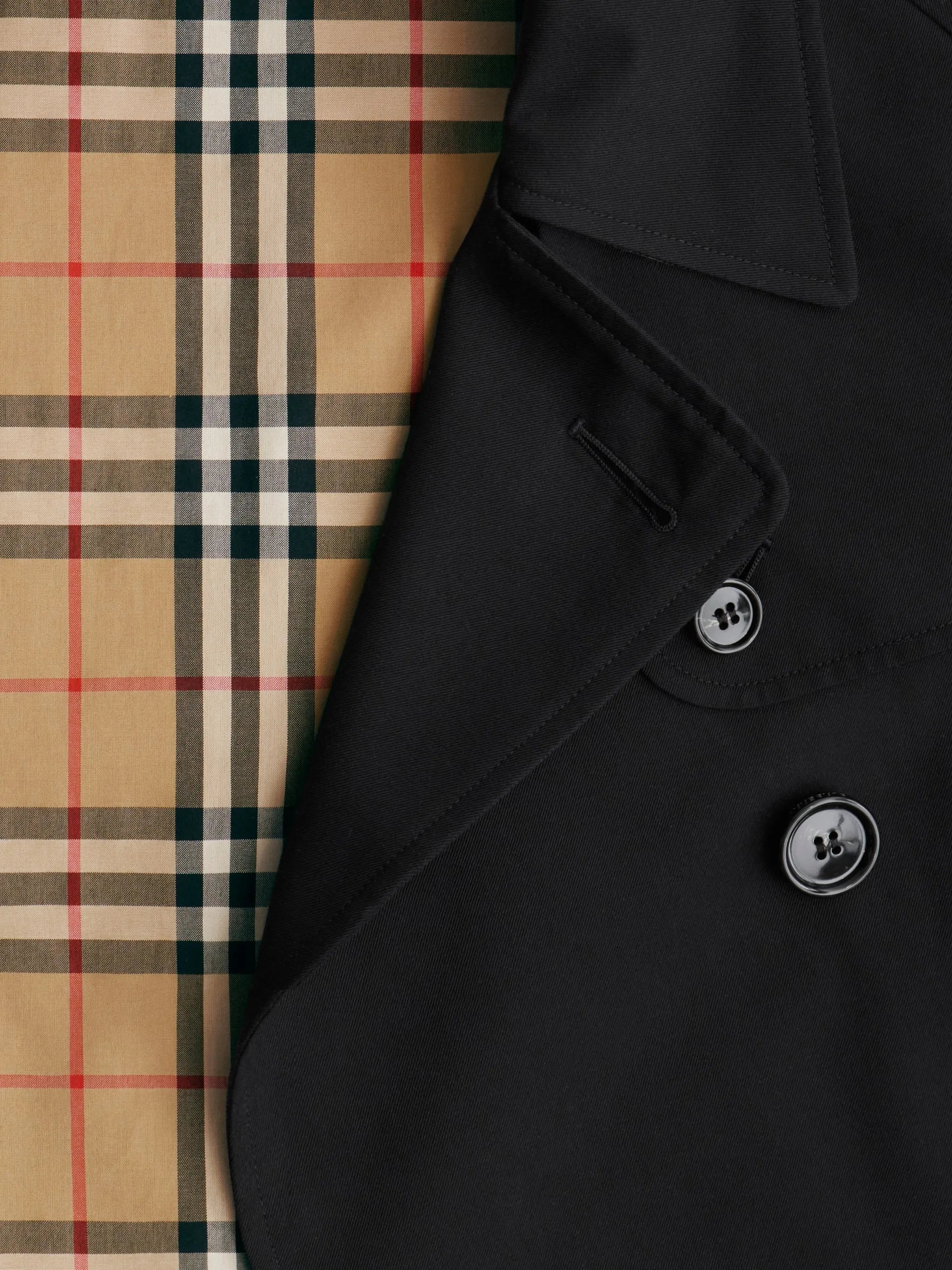 cropped gabardine Mayfair trench jacket