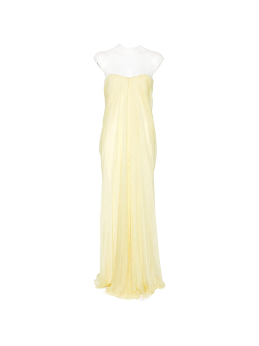 yellow maxi dress