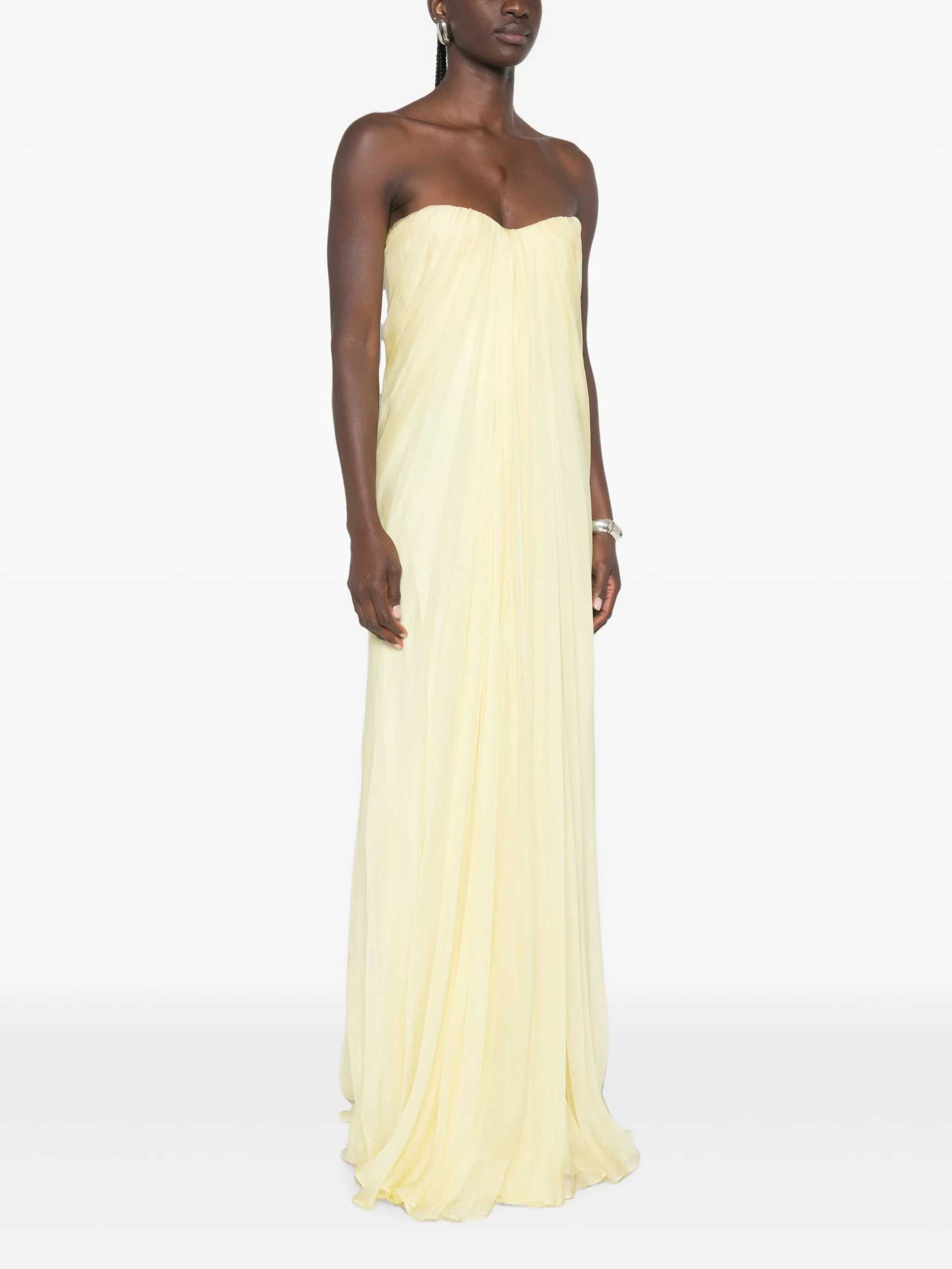 yellow maxi dress