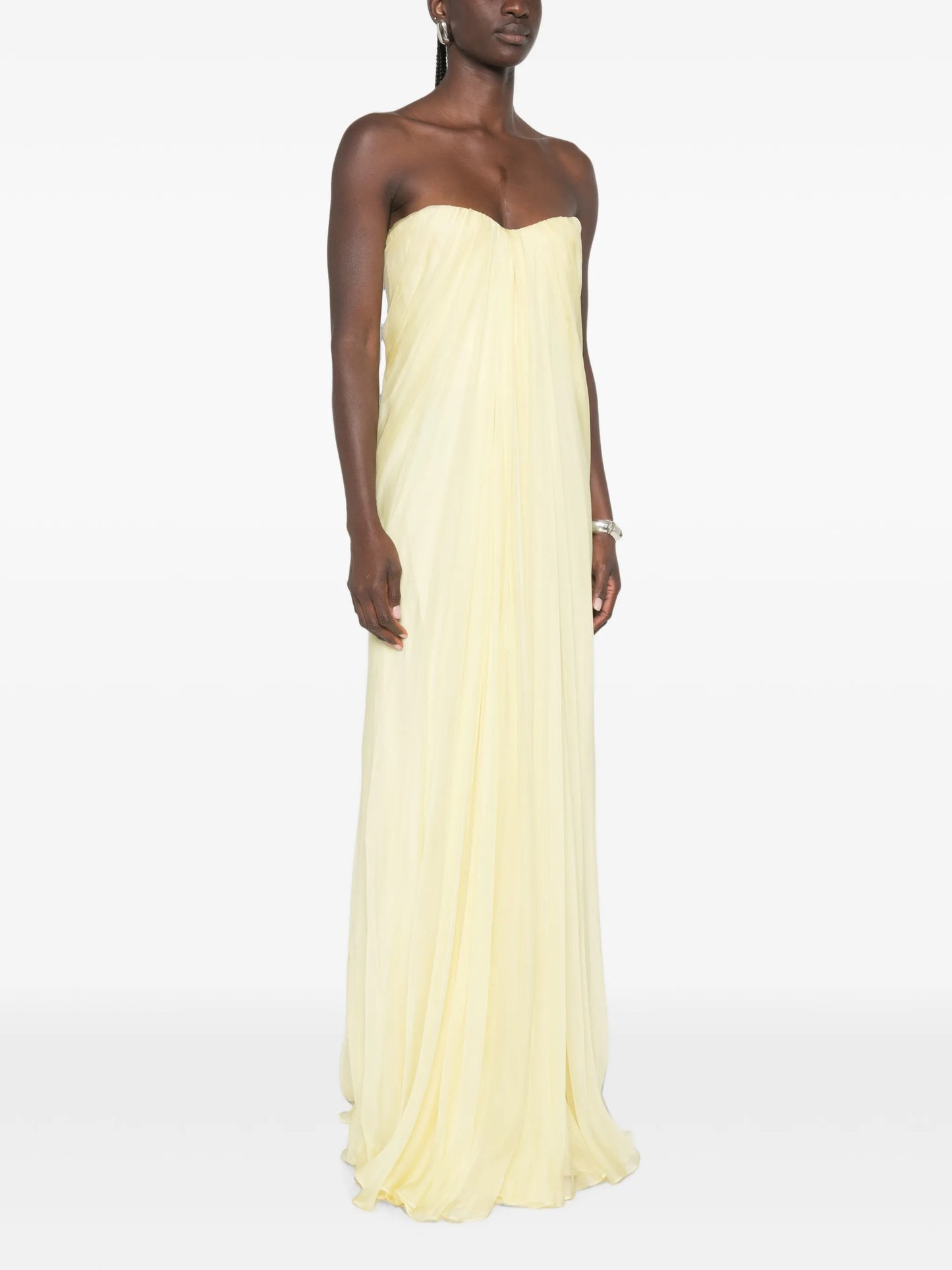 yellow maxi dress