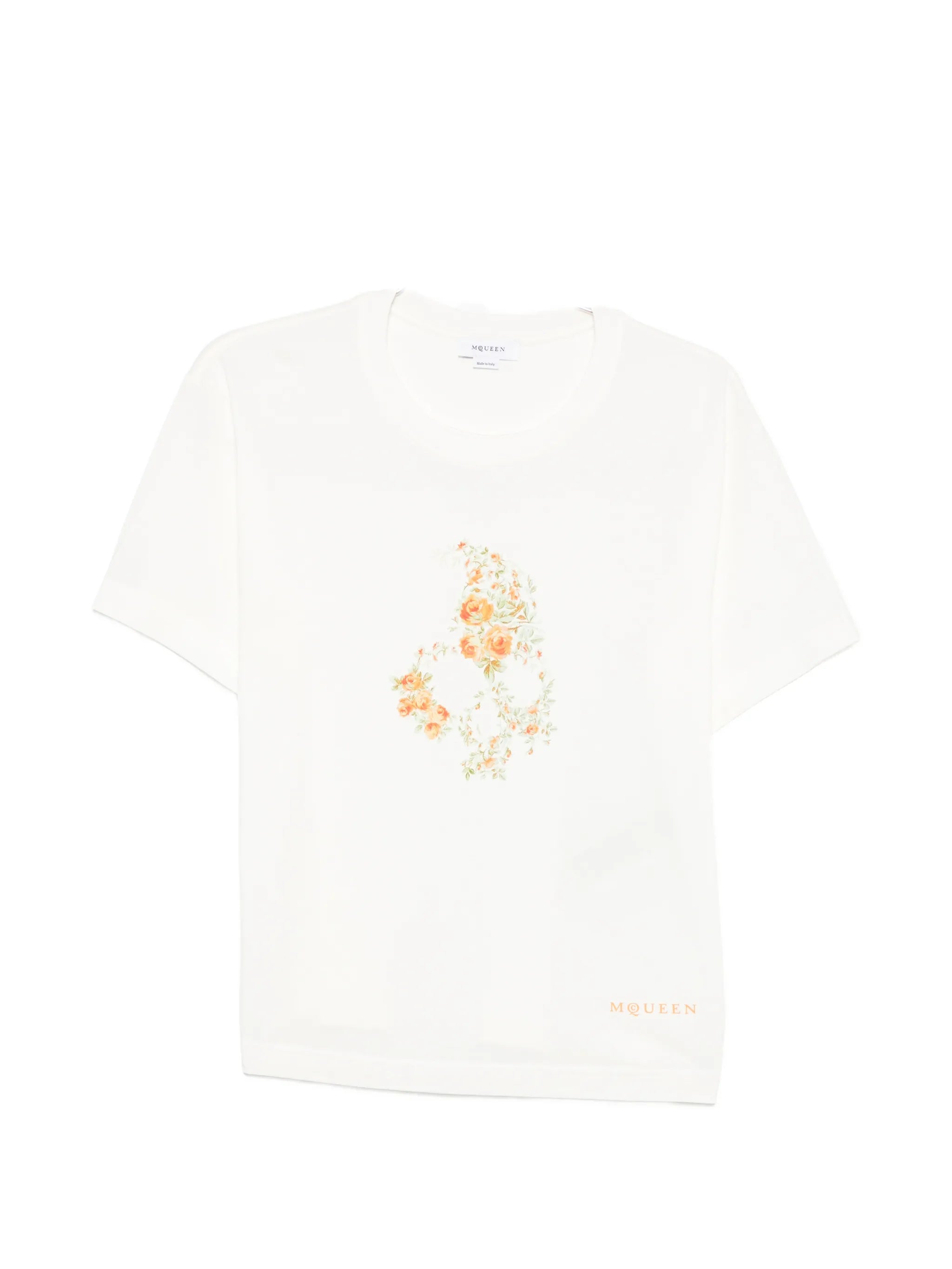 floral-print T-shirt