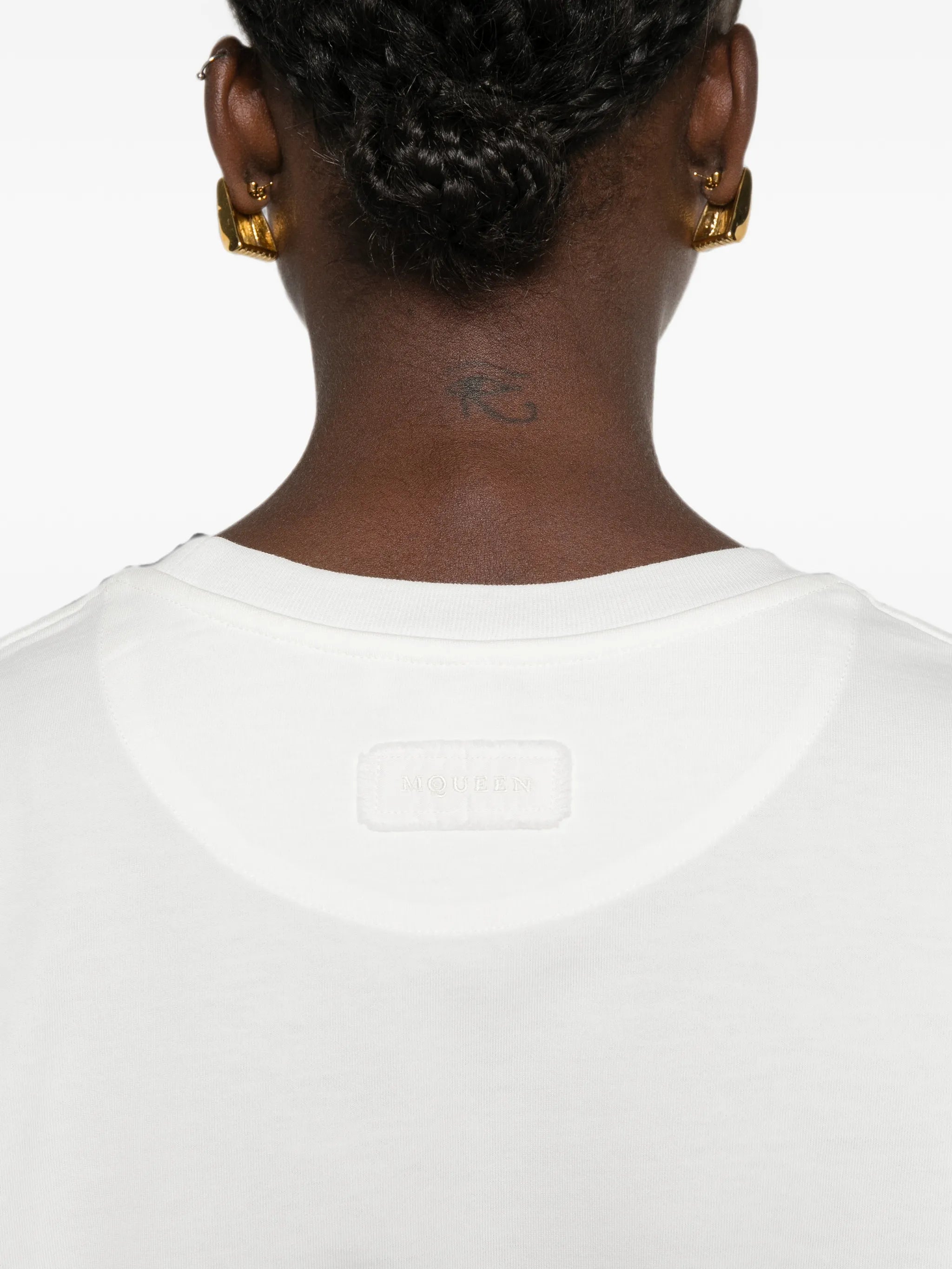 floral-print T-shirt