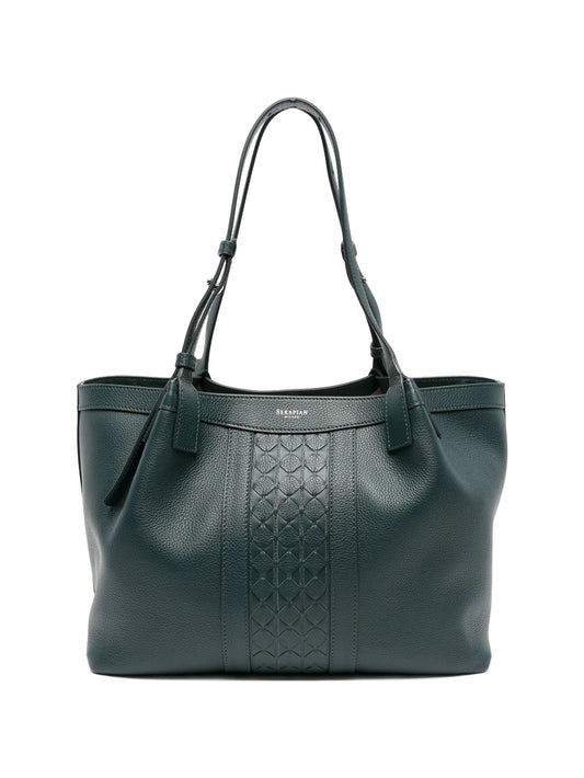 small Secret tote bag in cachemire leather and Mosaico