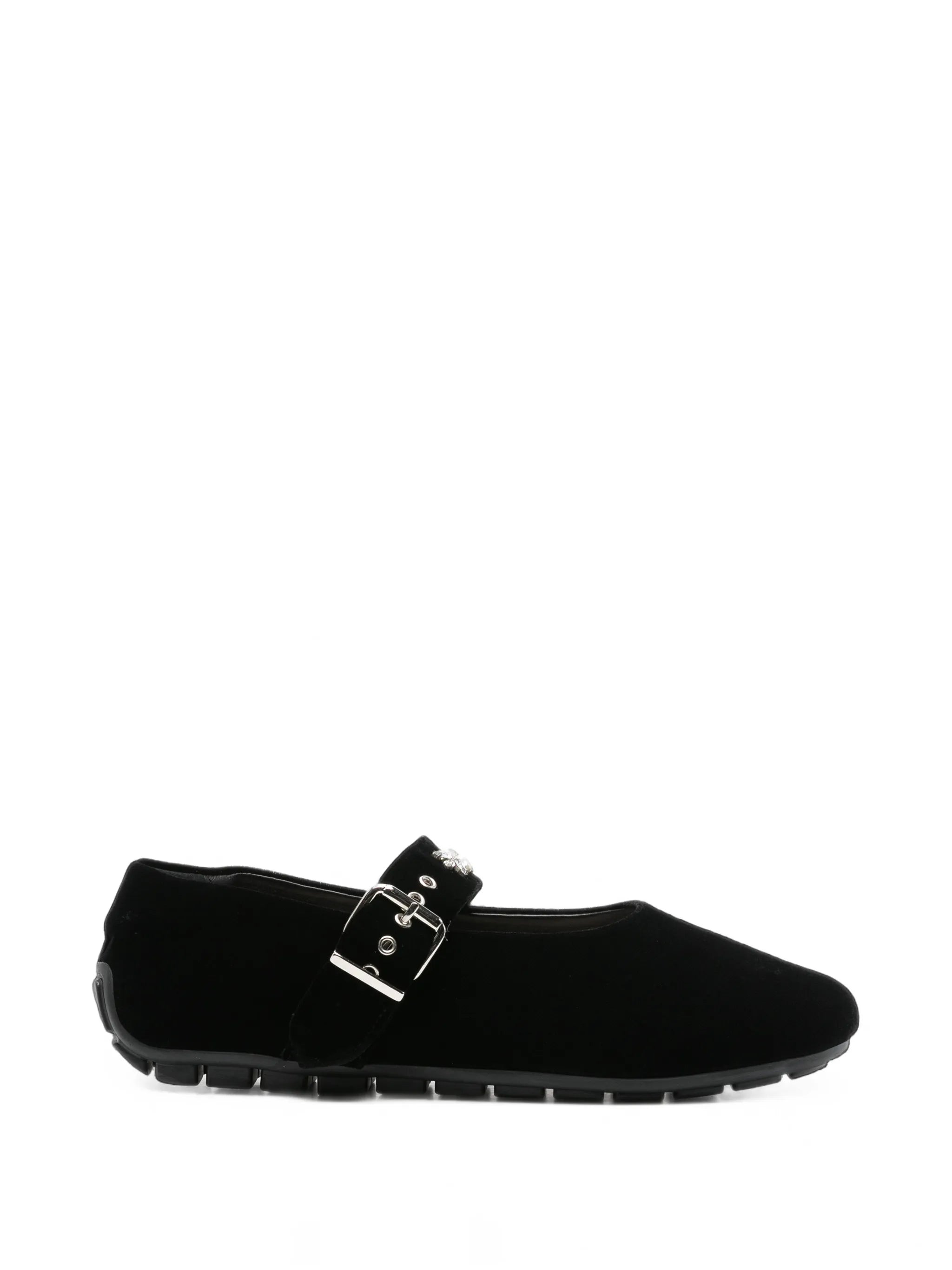 embellished-strap ballet flats