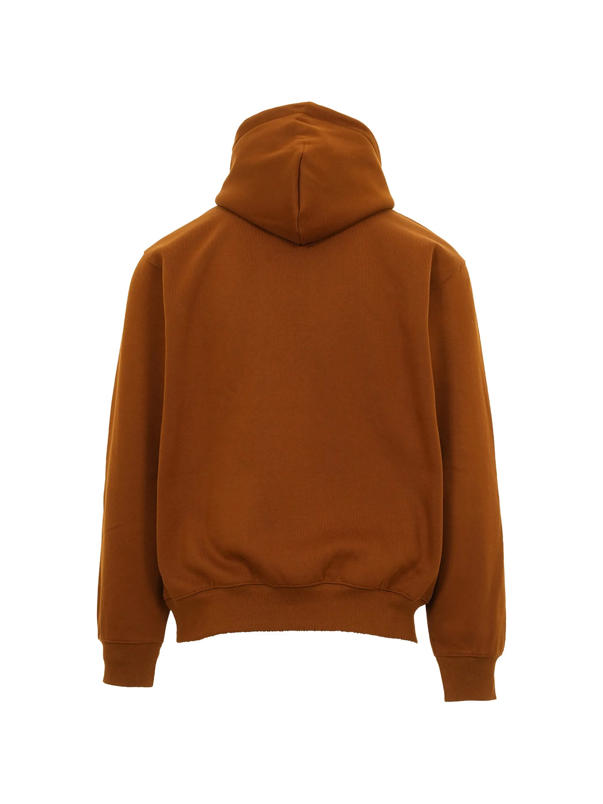 logo-embroidered kangaroo-pocket hoodie