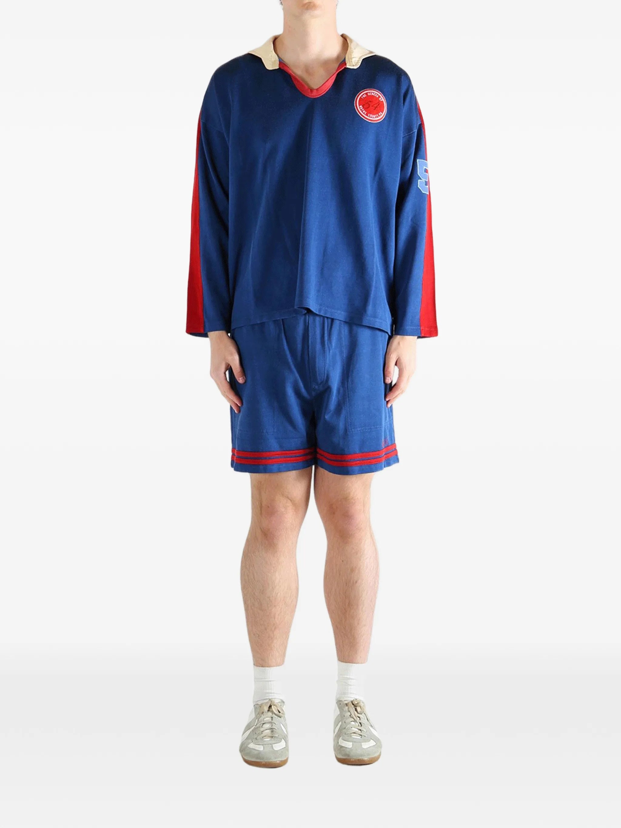 Lakewood logo-patch panelled shirt