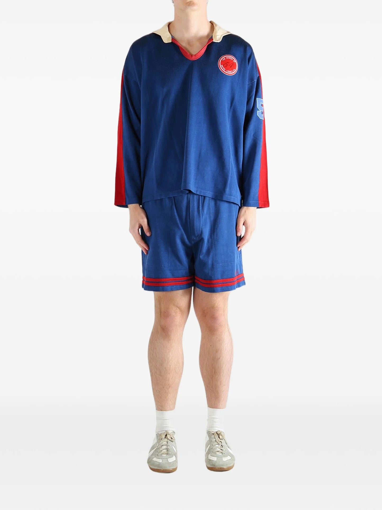 Lakewood logo-patch panelled shirt
