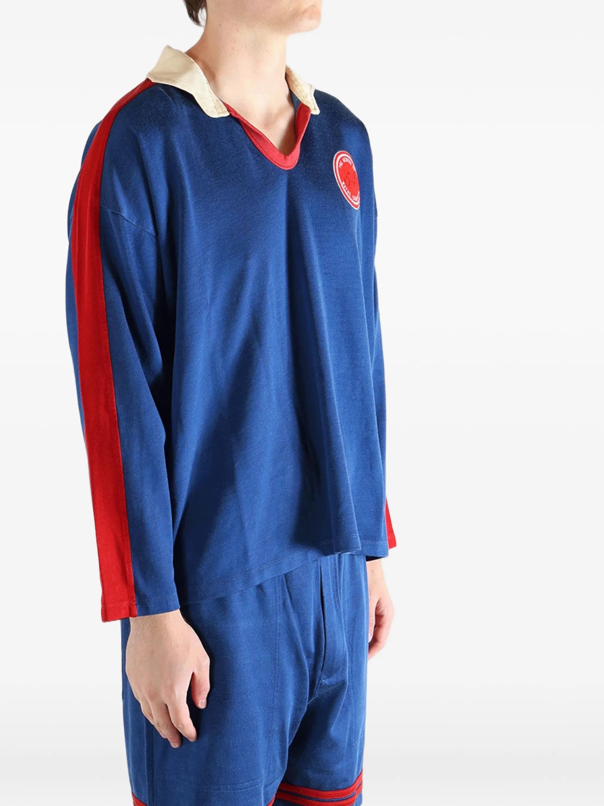 Lakewood logo-patch panelled shirt