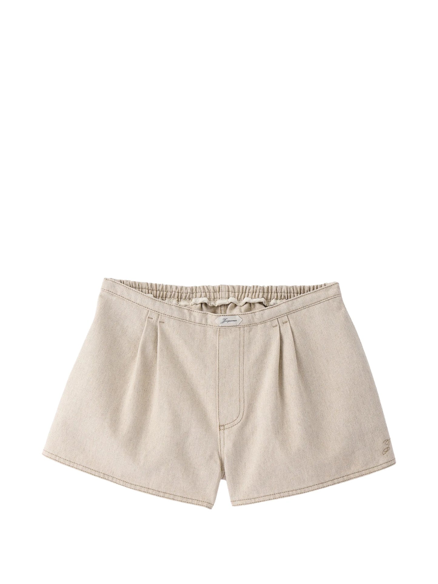 Le Short De-Nimes Amelo pleated shorts