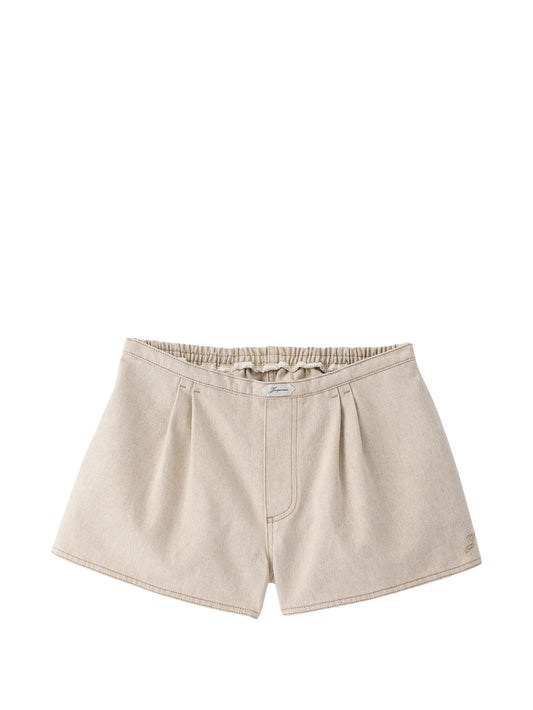 Le Short De-Nimes Amelo pleated shorts