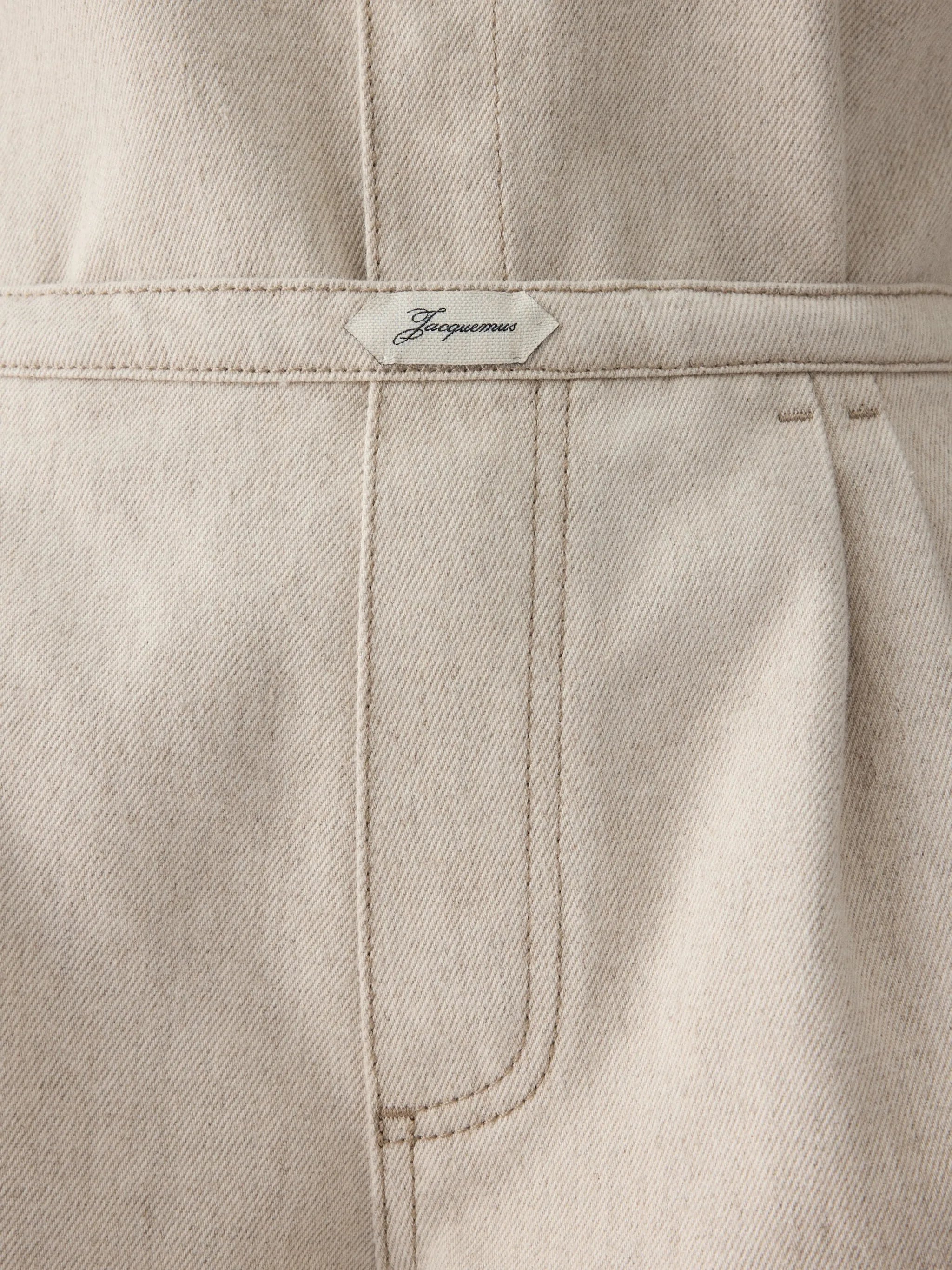 Le Short De-Nimes Amelo pleated shorts
