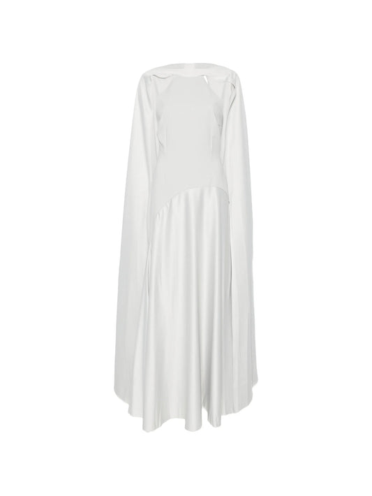 the Cece maxi dress in silver