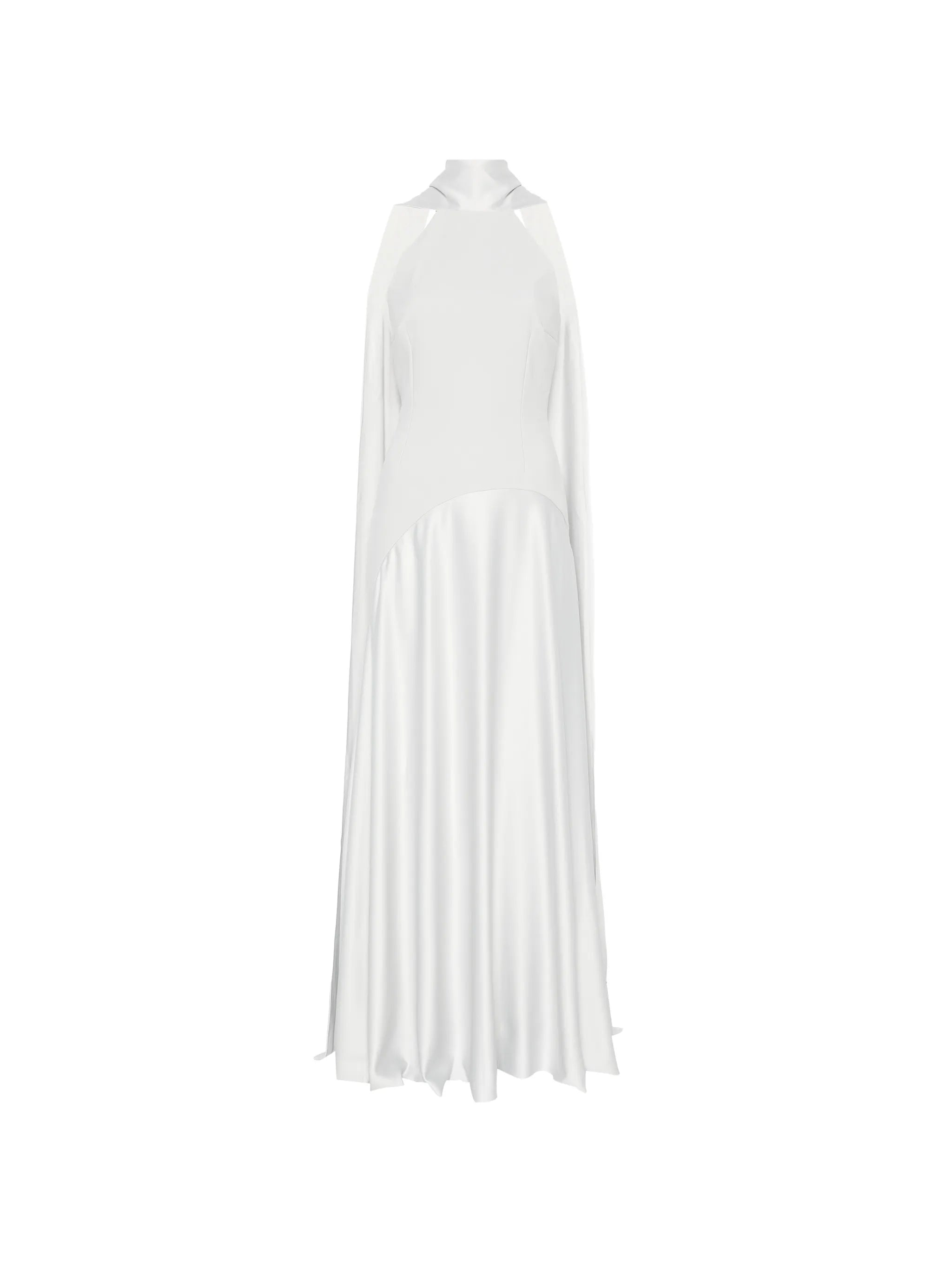the Cece maxi dress in silver