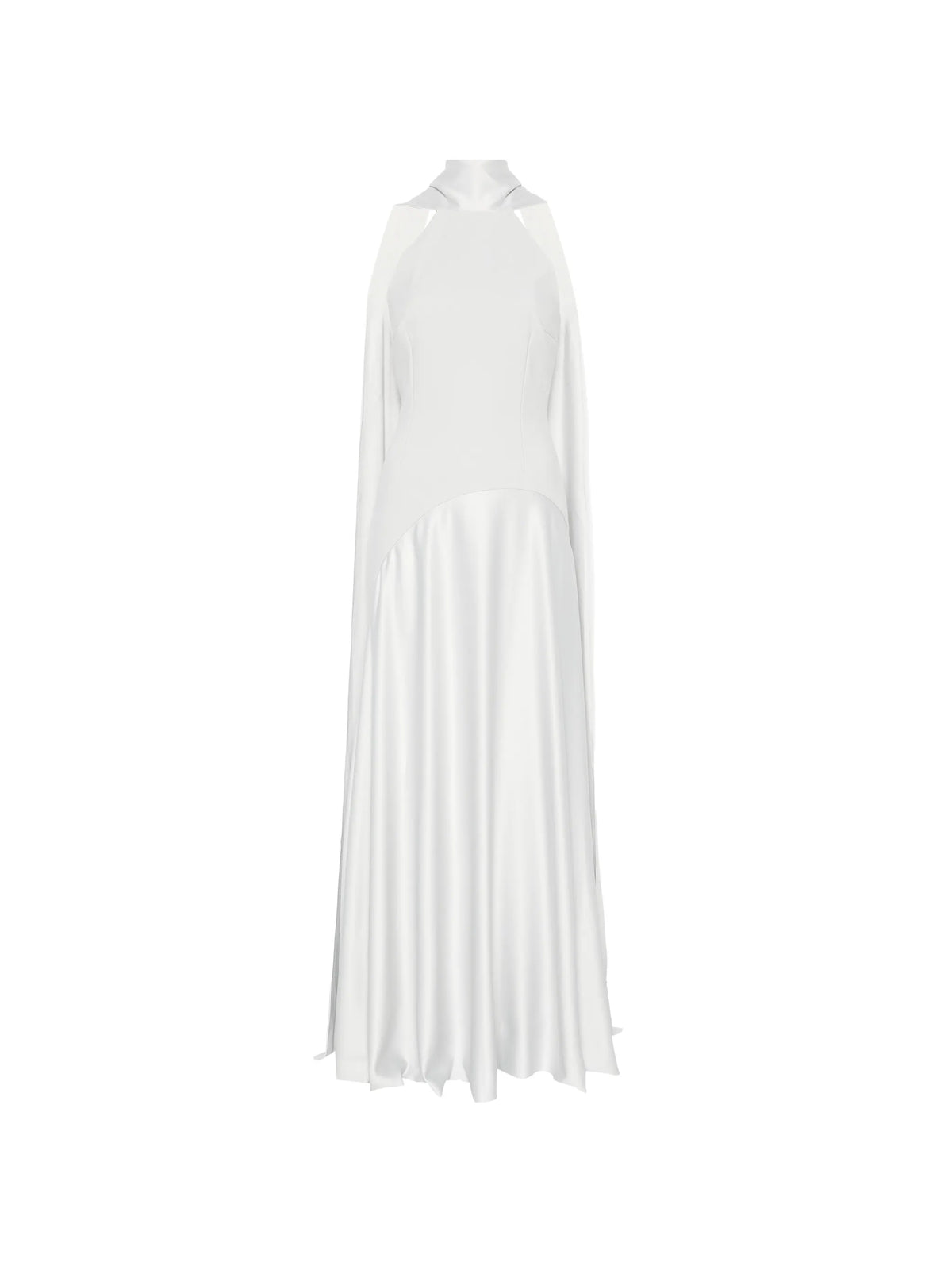 the Cece maxi dress in silver
