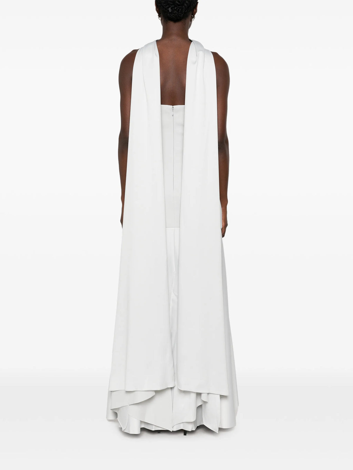 the Cece maxi dress in silver