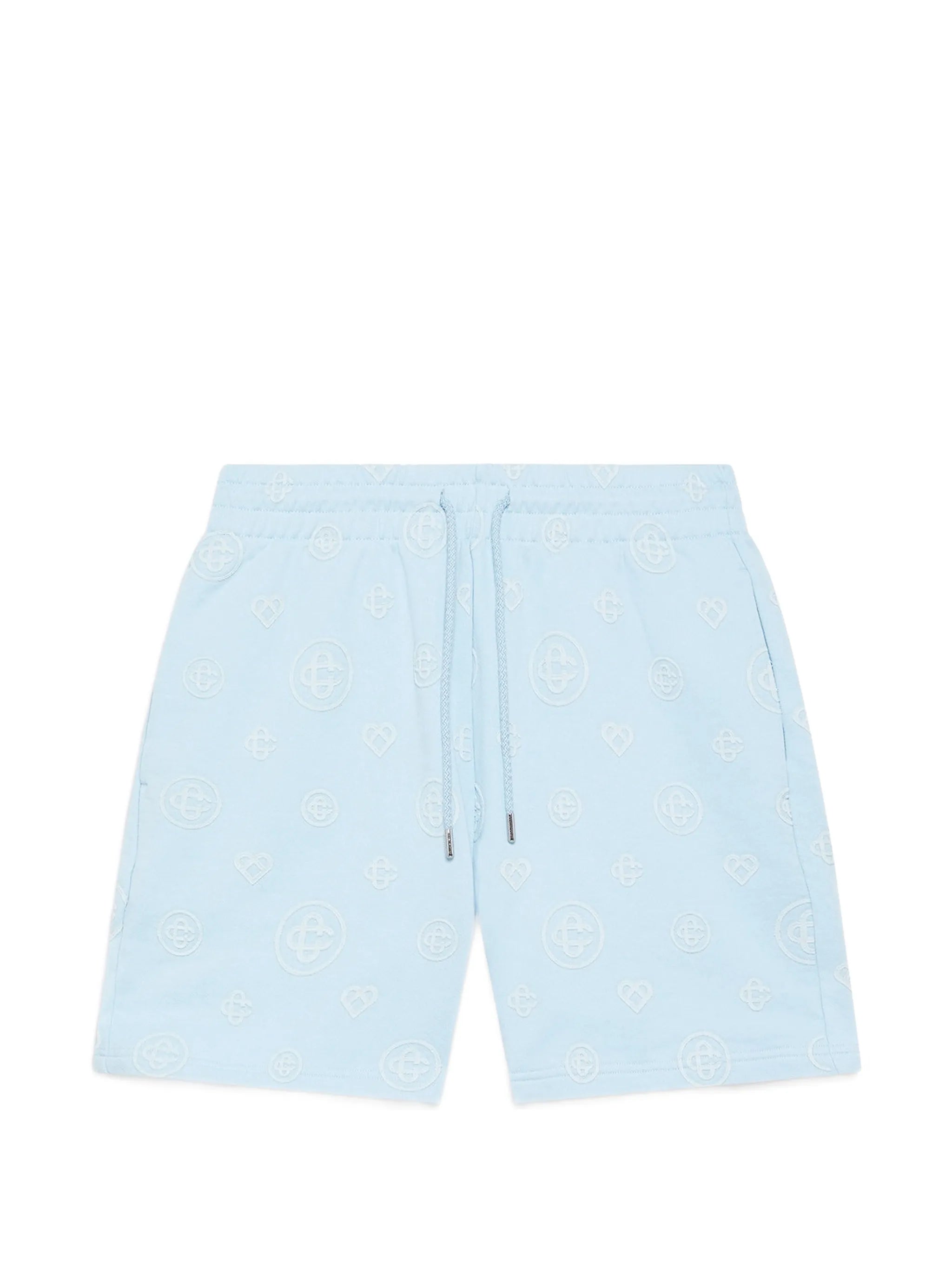 applique monogram sweatshorts
