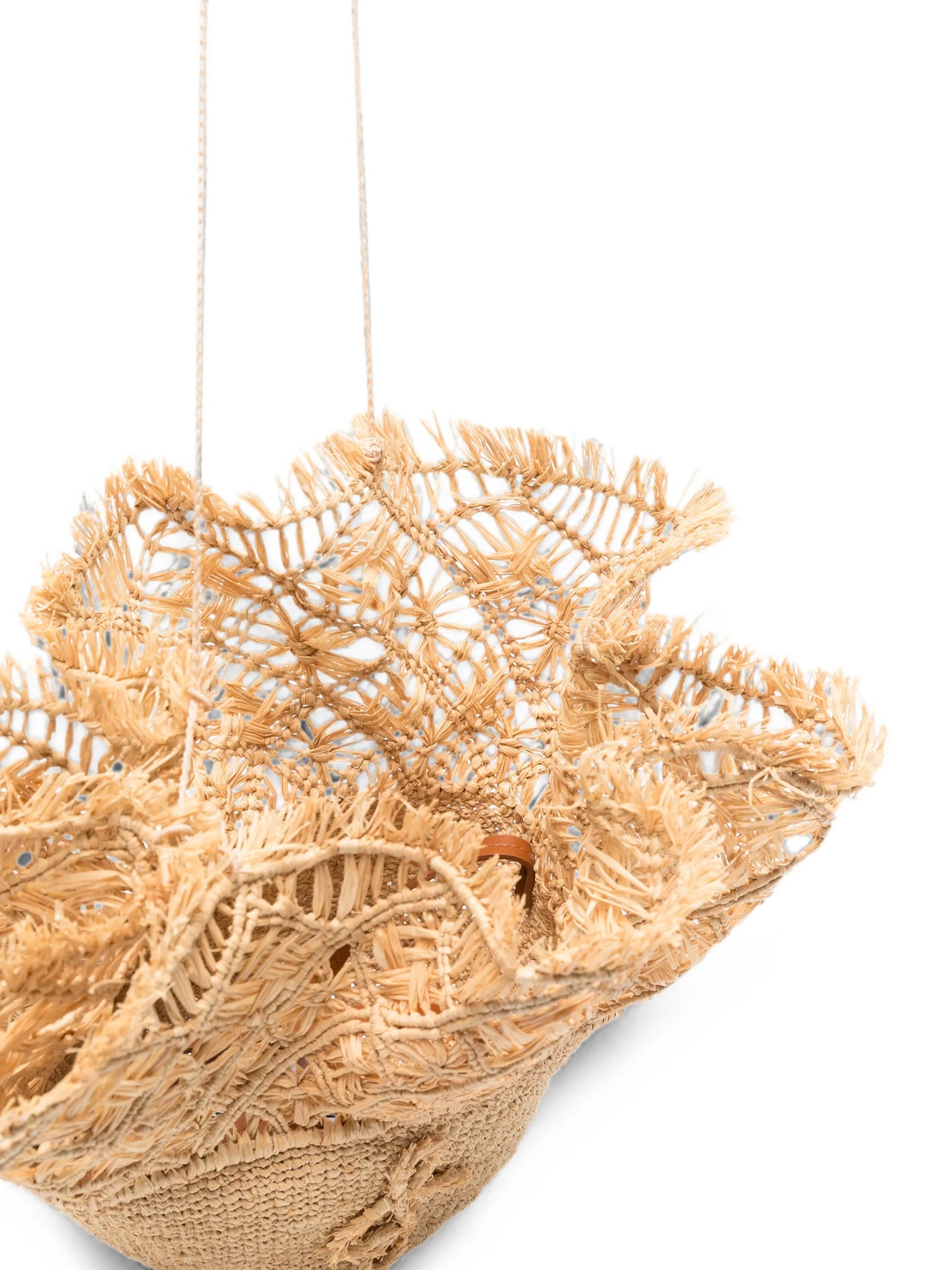 tie-detail bucket bag