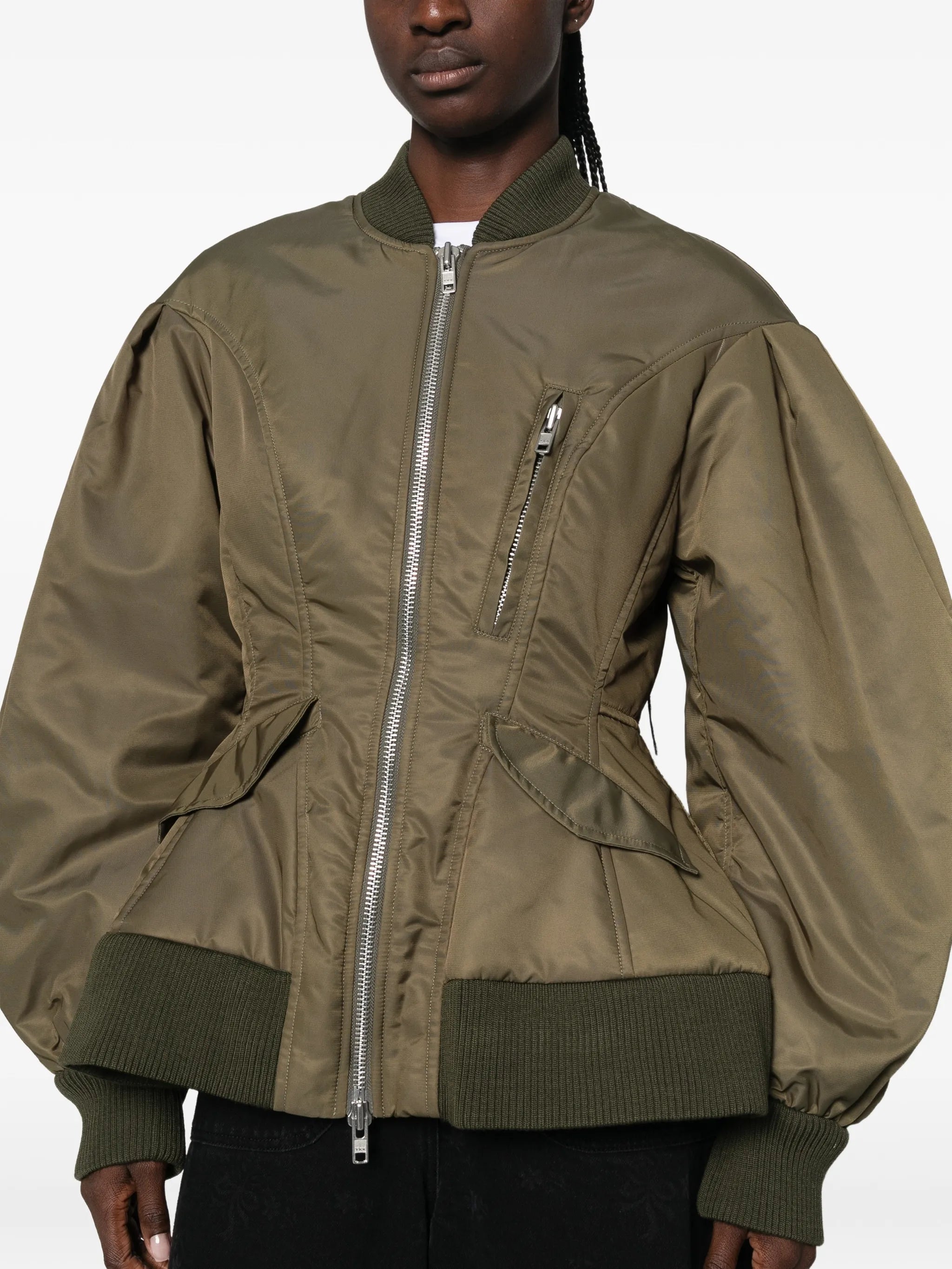 padded bomber jacket