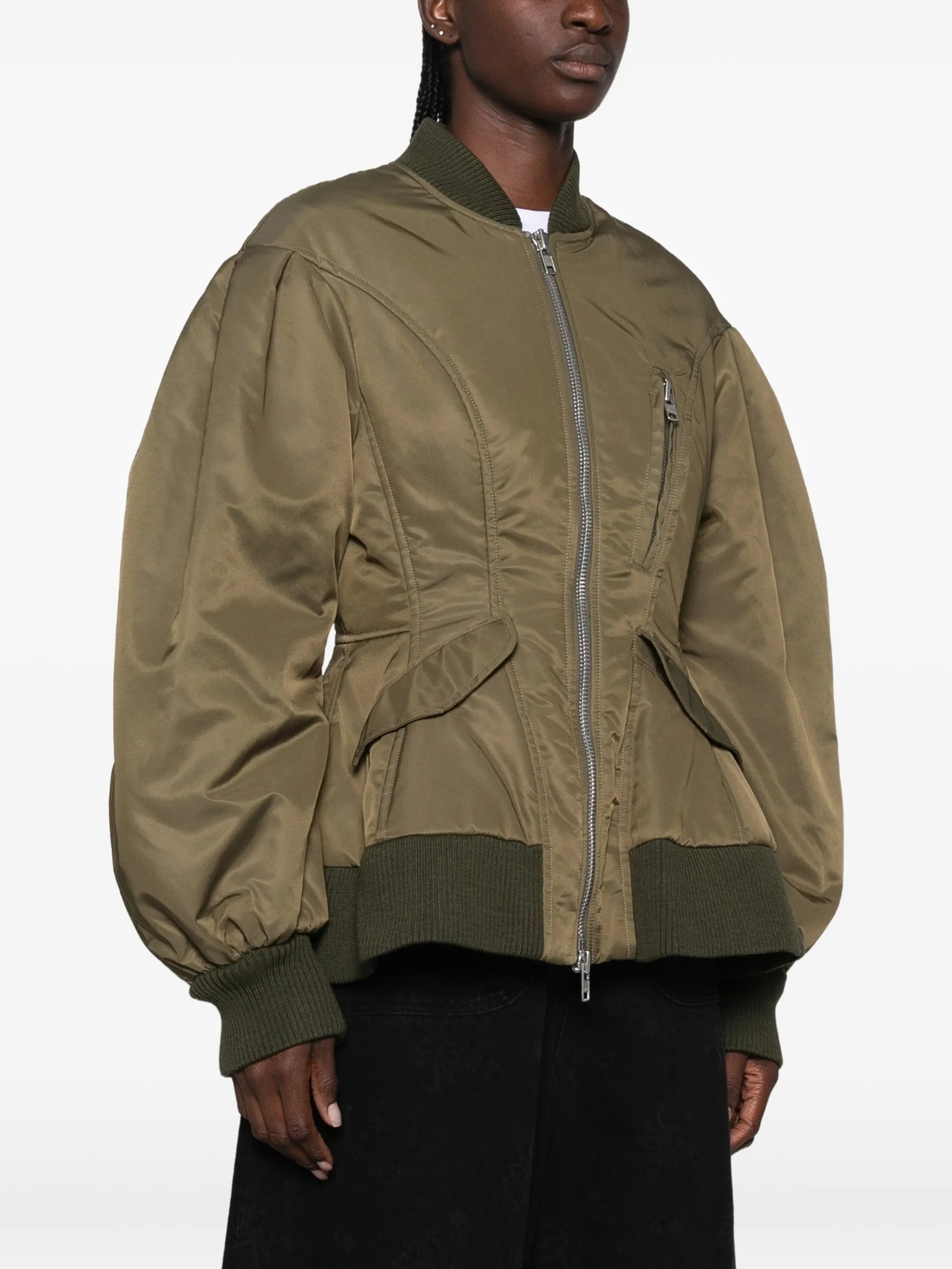 padded bomber jacket