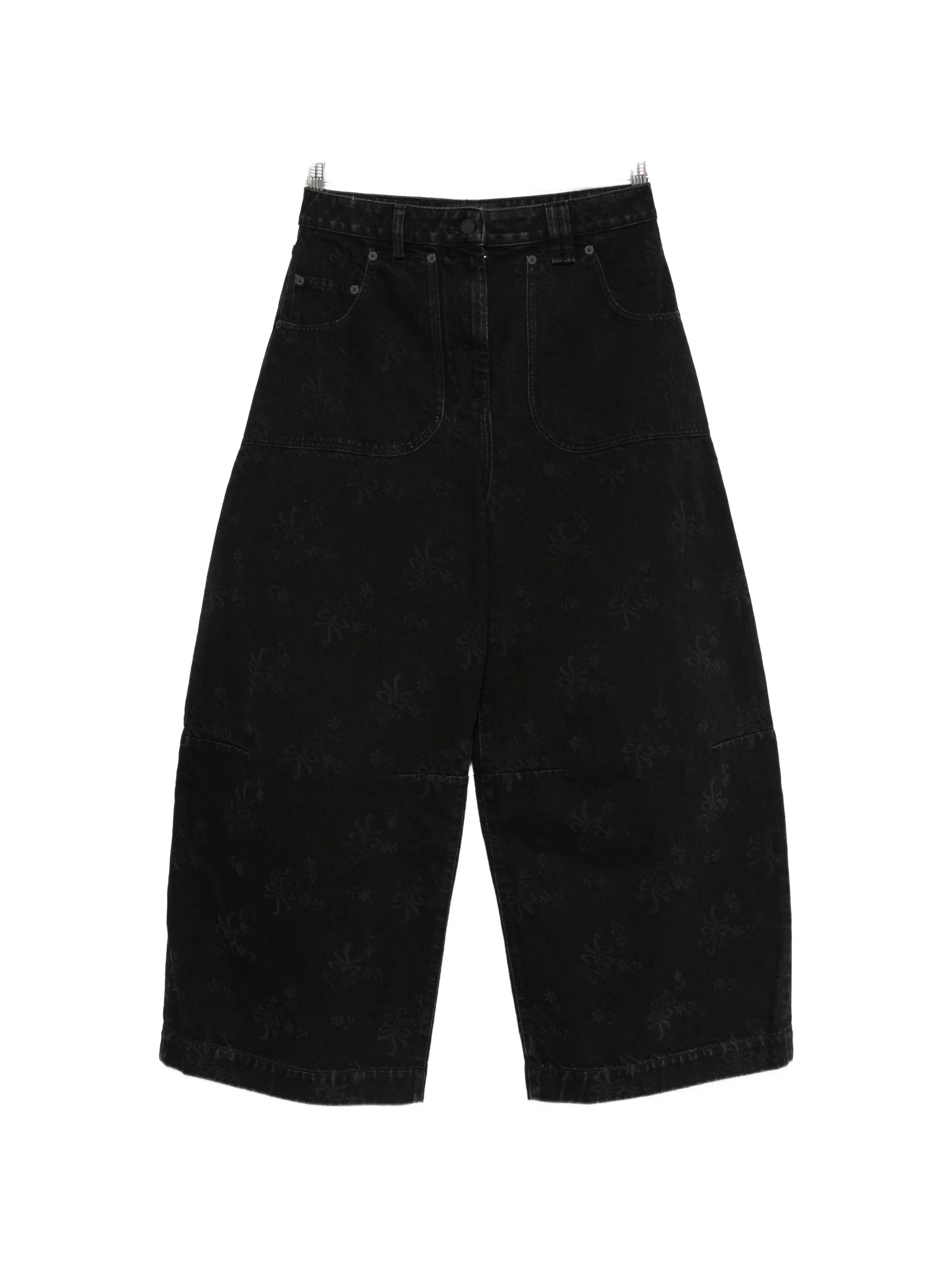 logo-patch jeans