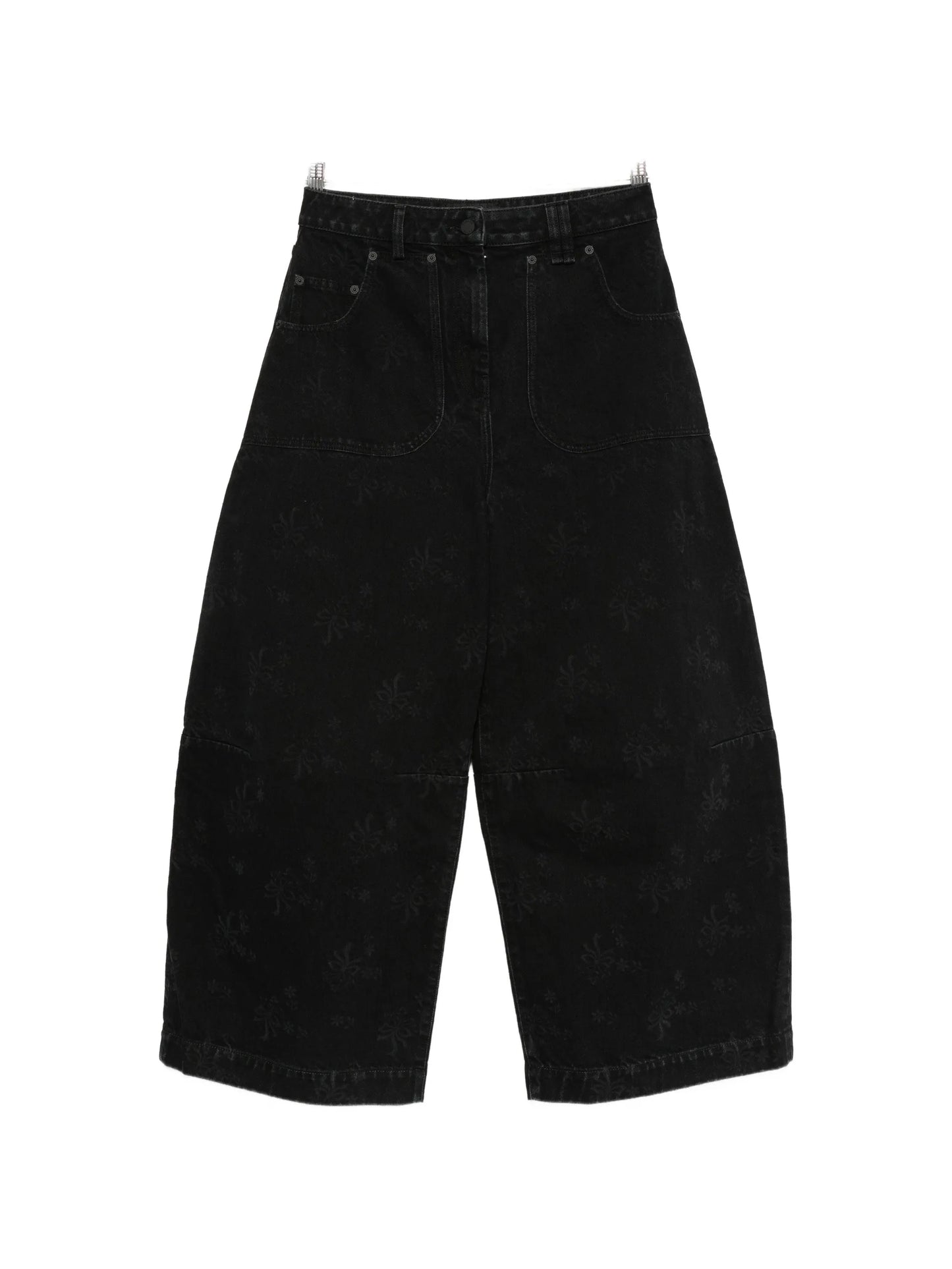 logo-patch jeans