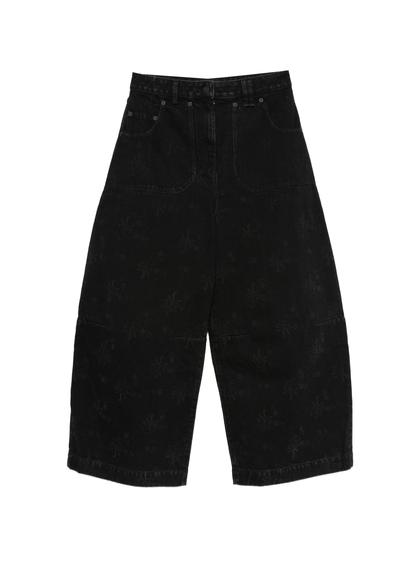 logo-patch jeans