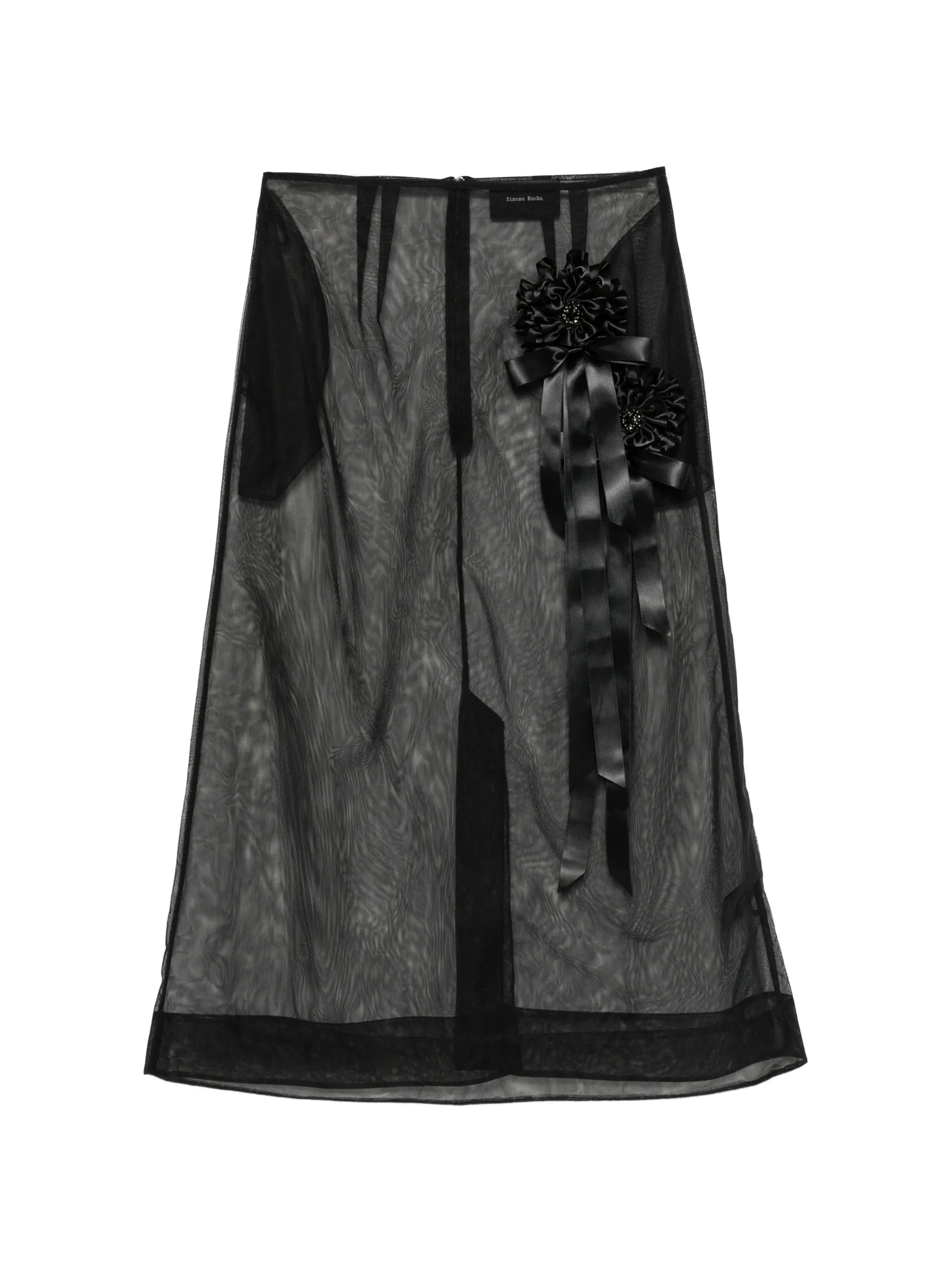 ribbon rosette ripple skirt