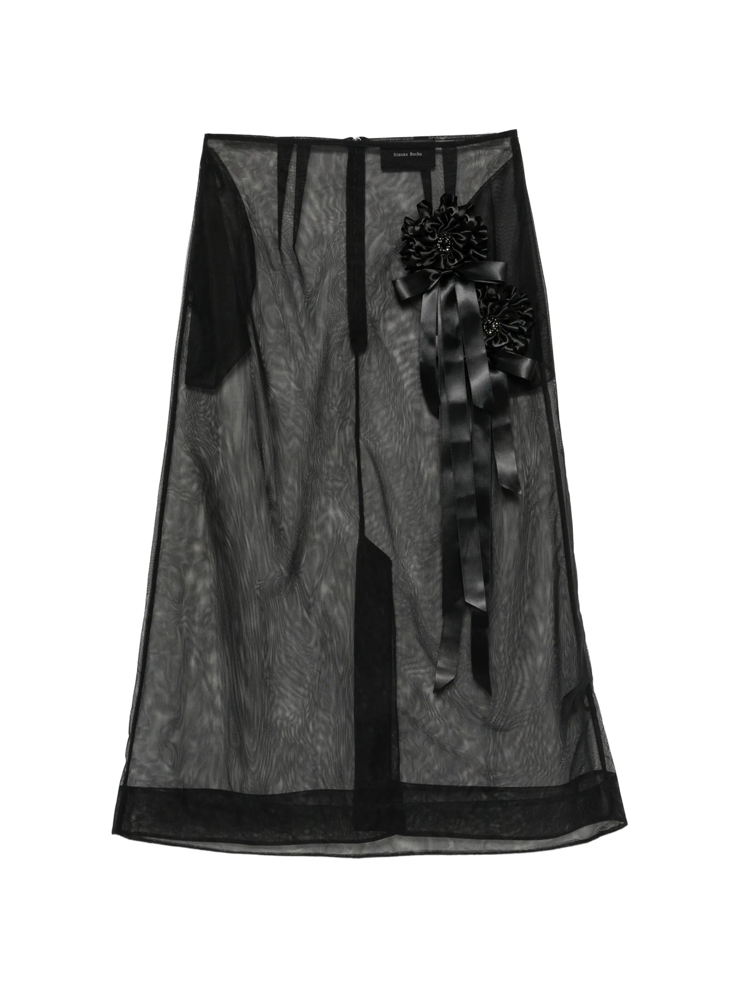 ribbon rosette ripple skirt