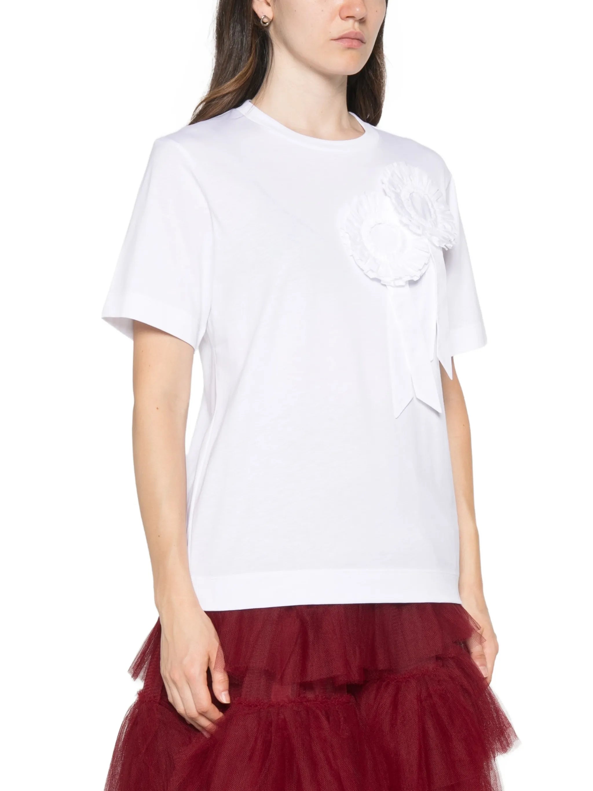 Ribbon Rosette Boy short-sleeve T-shirt