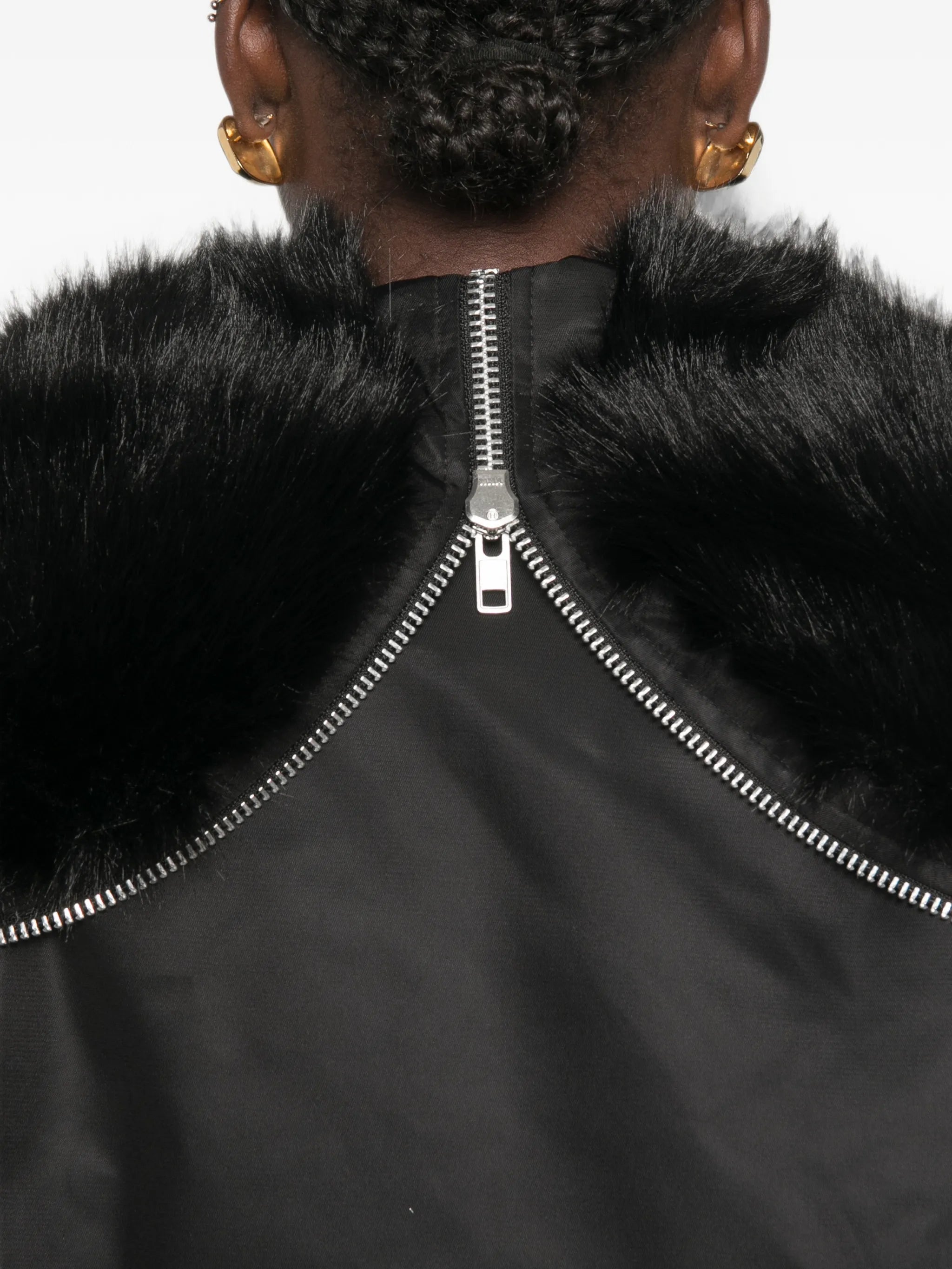 hooded bomber jacket