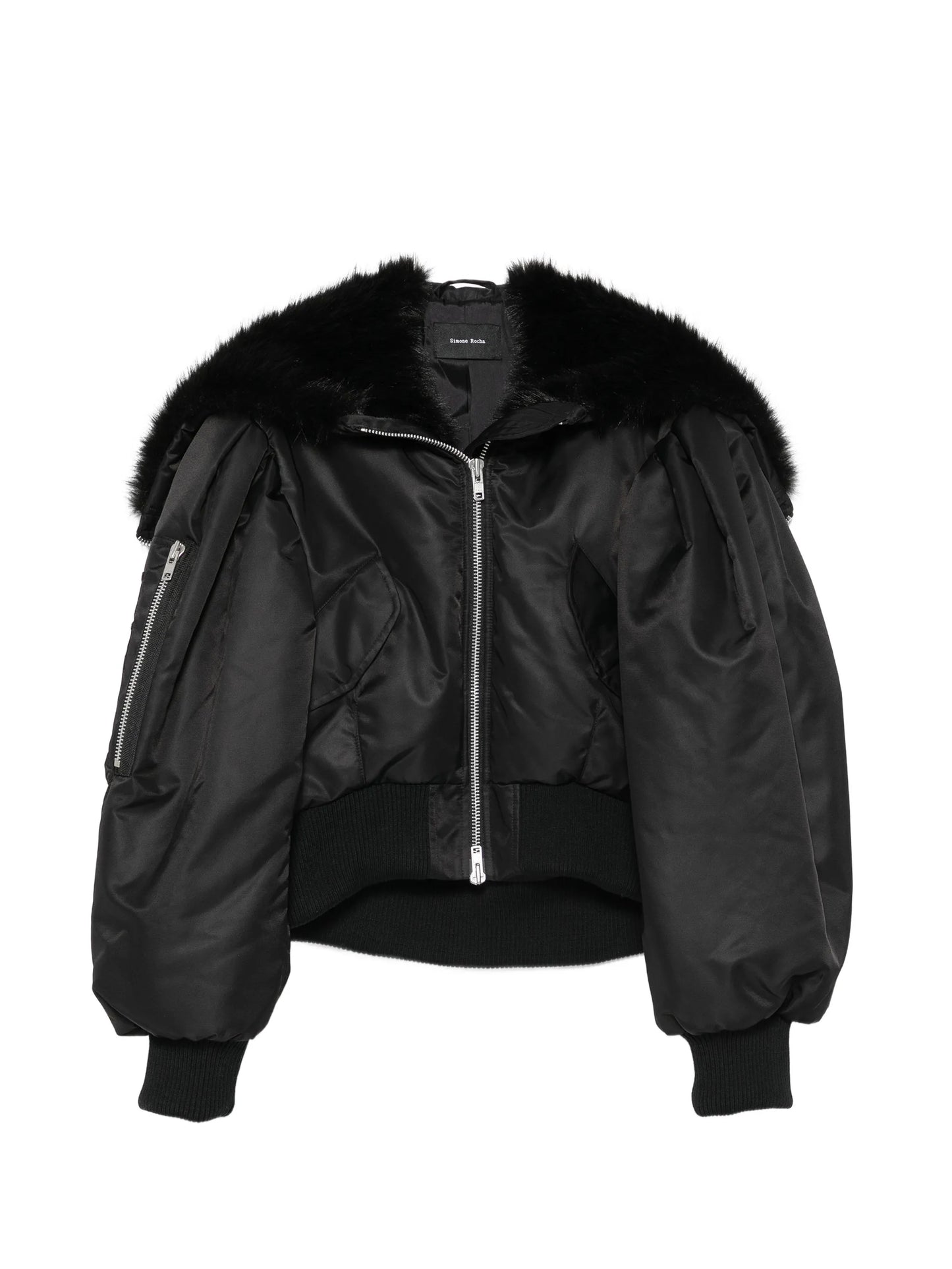 hooded bomber jacket