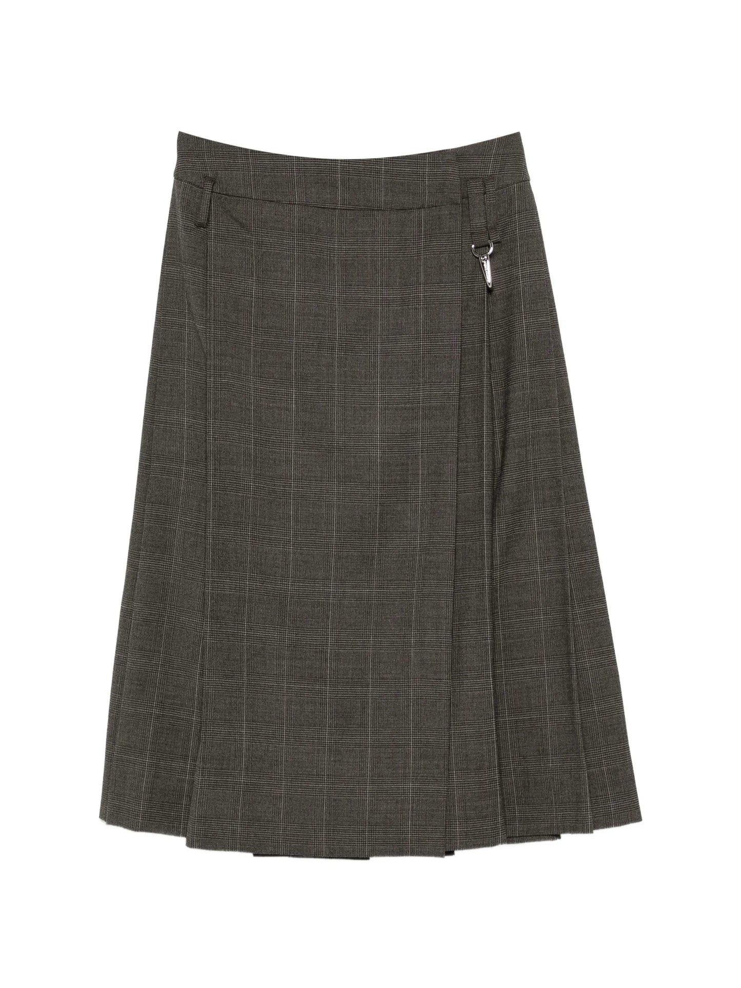 Prince of Wales check pleated skirt