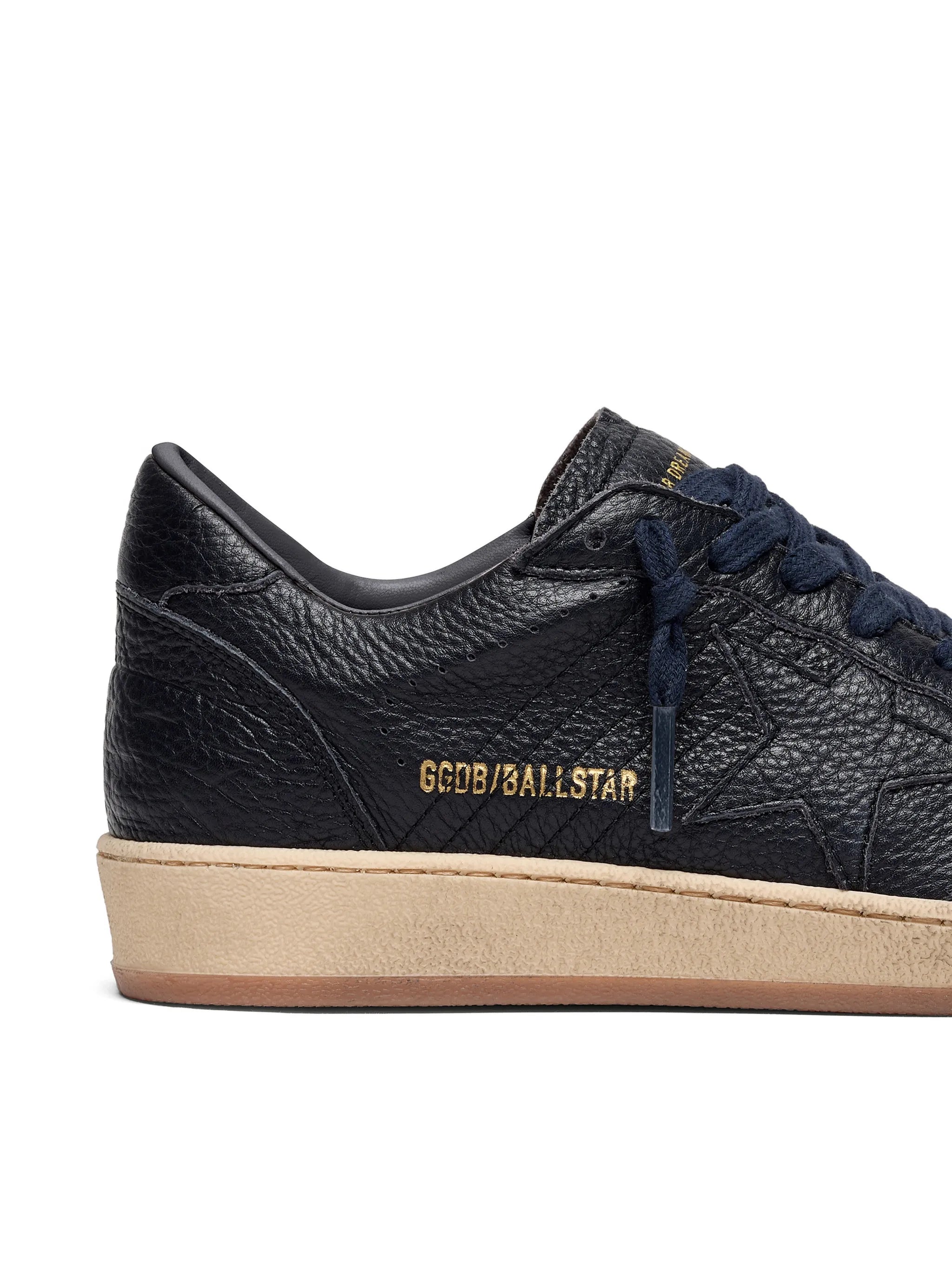 Ballstar leather upper star toe spur and heel sneakers