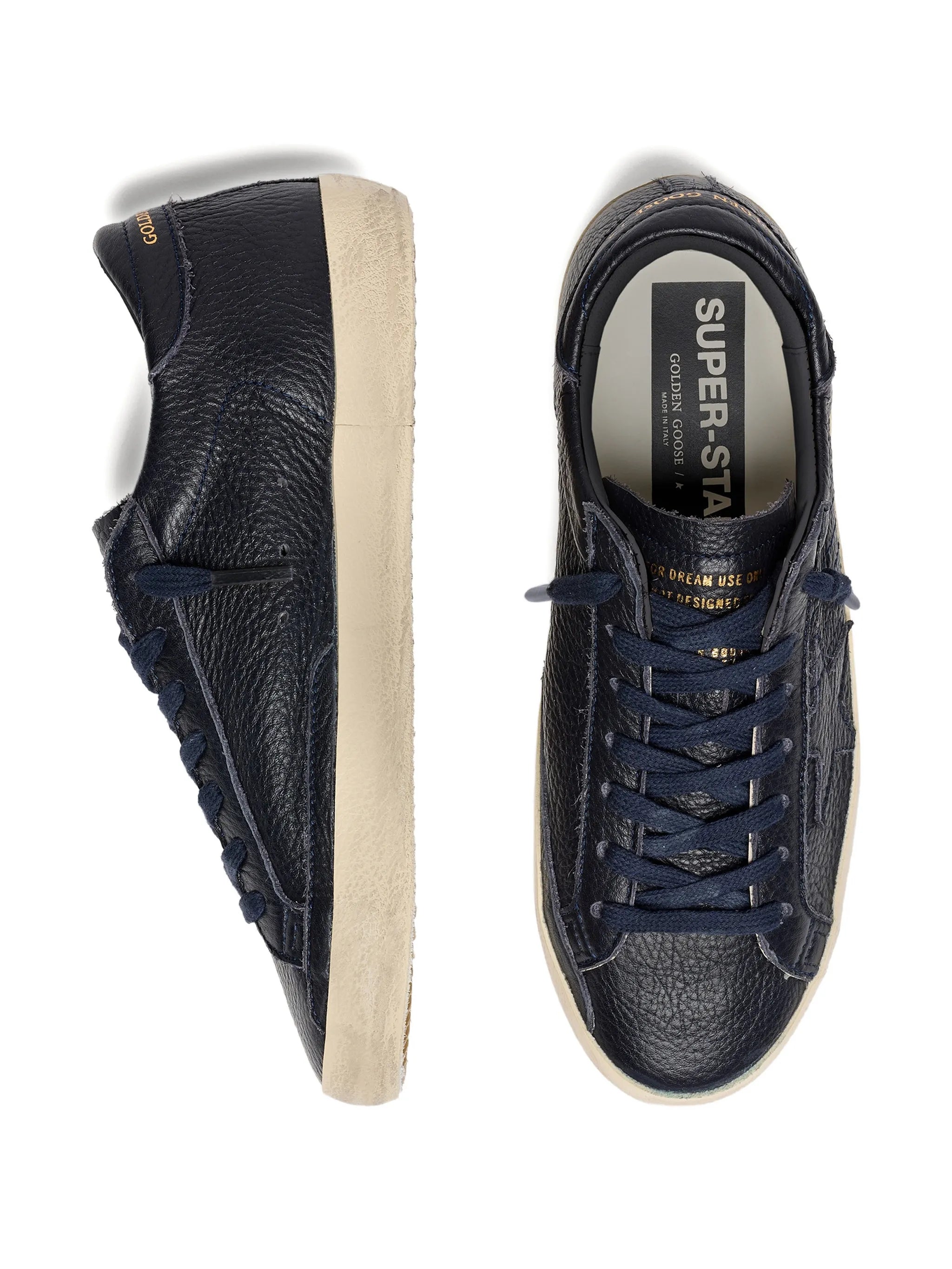 Super Star leather upper star and heel sneakers