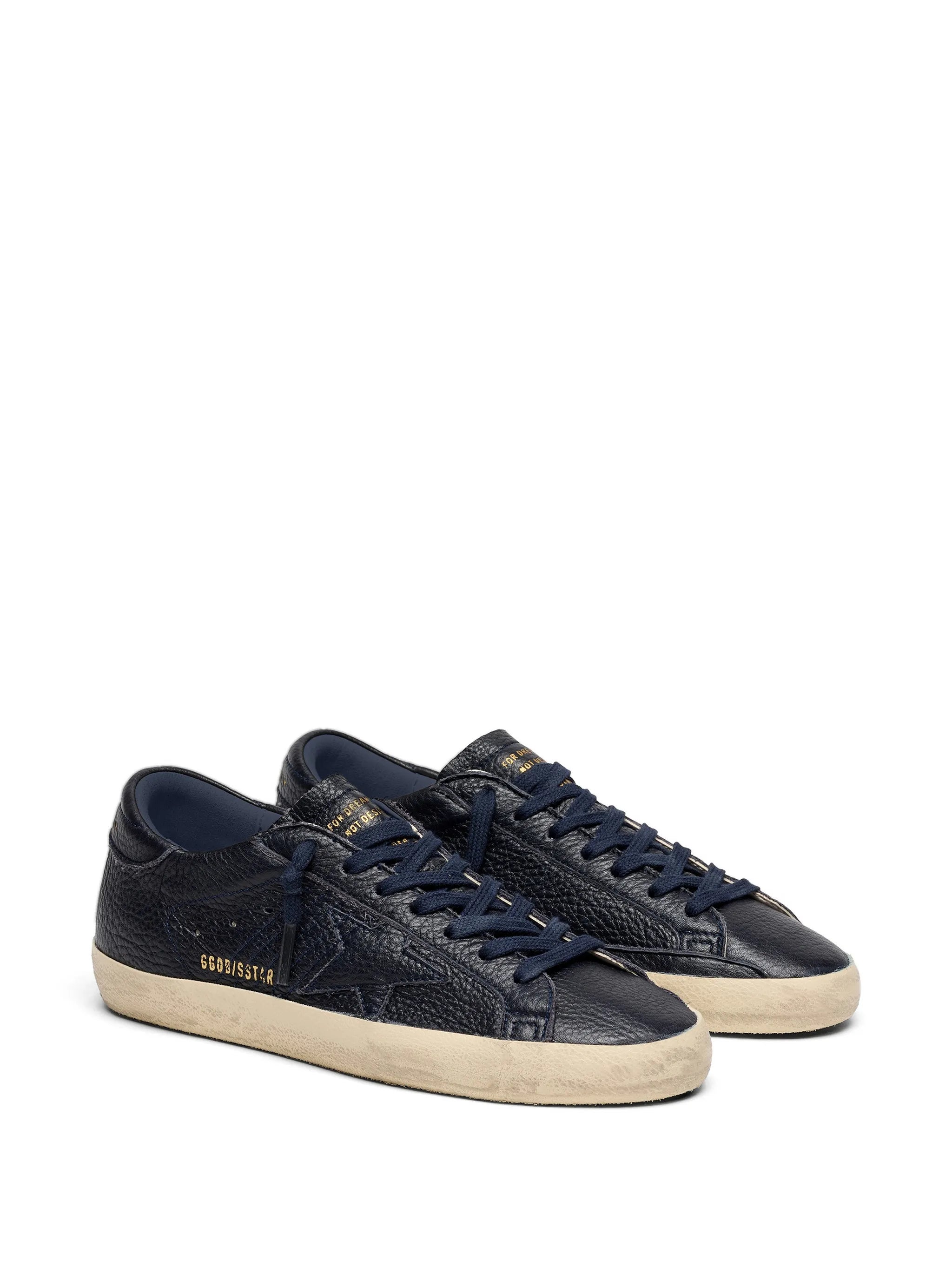 Super Star leather upper star and heel sneakers