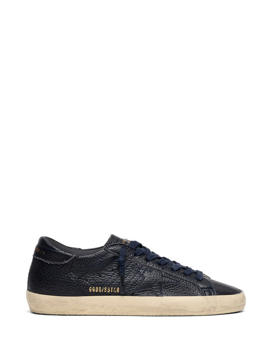 Super-Star sneakers in leather with tone-on-tone leather star