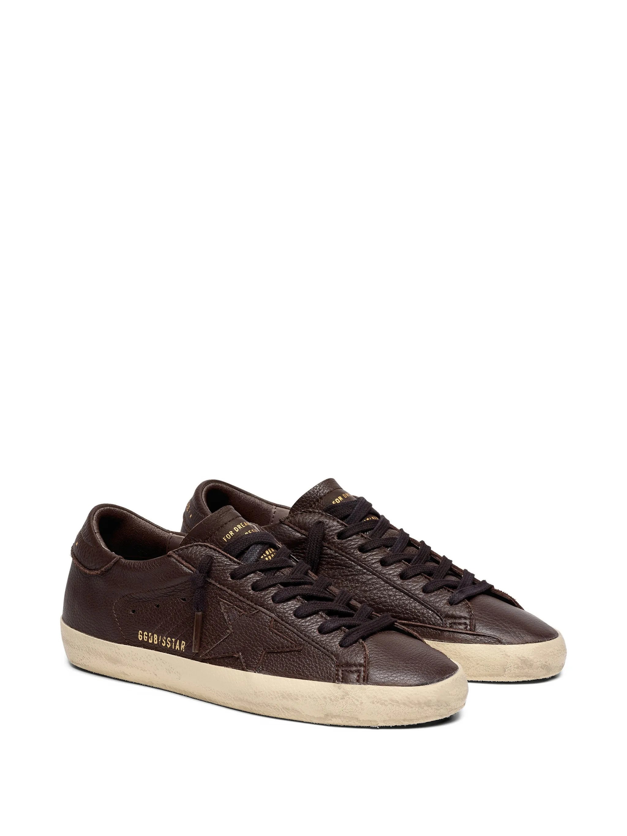 Super Star leather upper star and heel sneakers