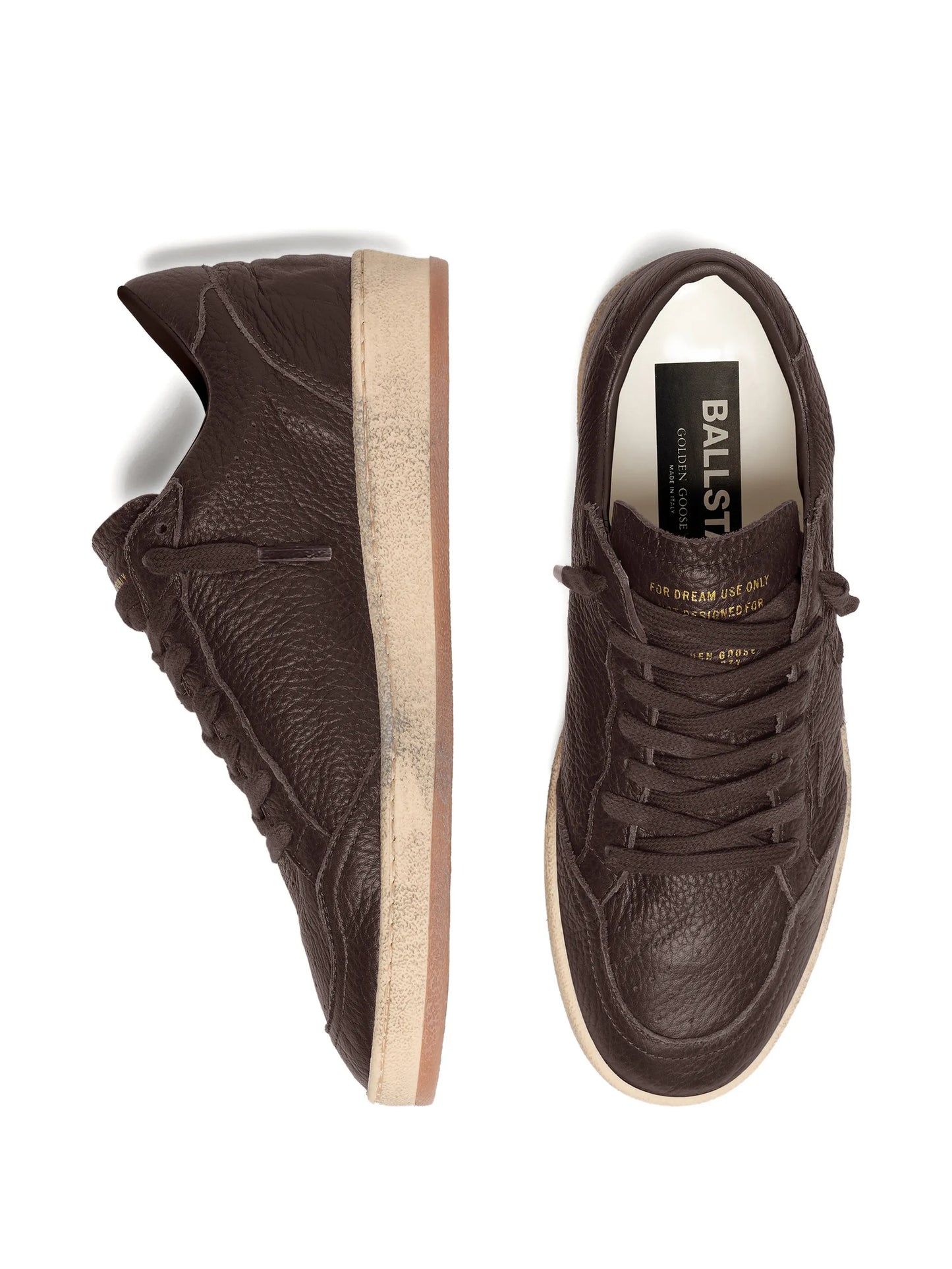 Ballstar leather upper star toe spur and heel sneakers