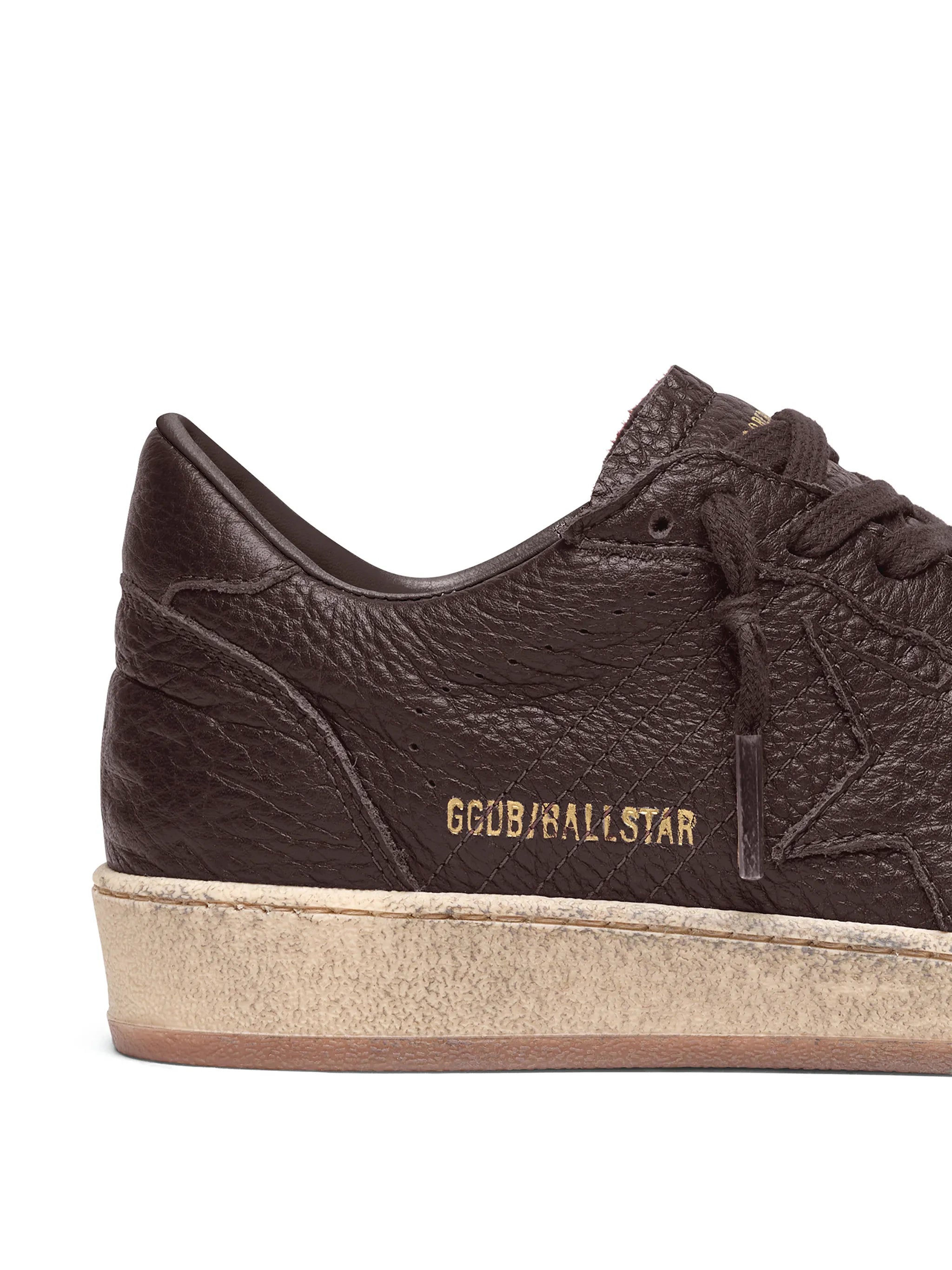 Ballstar leather upper star toe spur and heel sneakers
